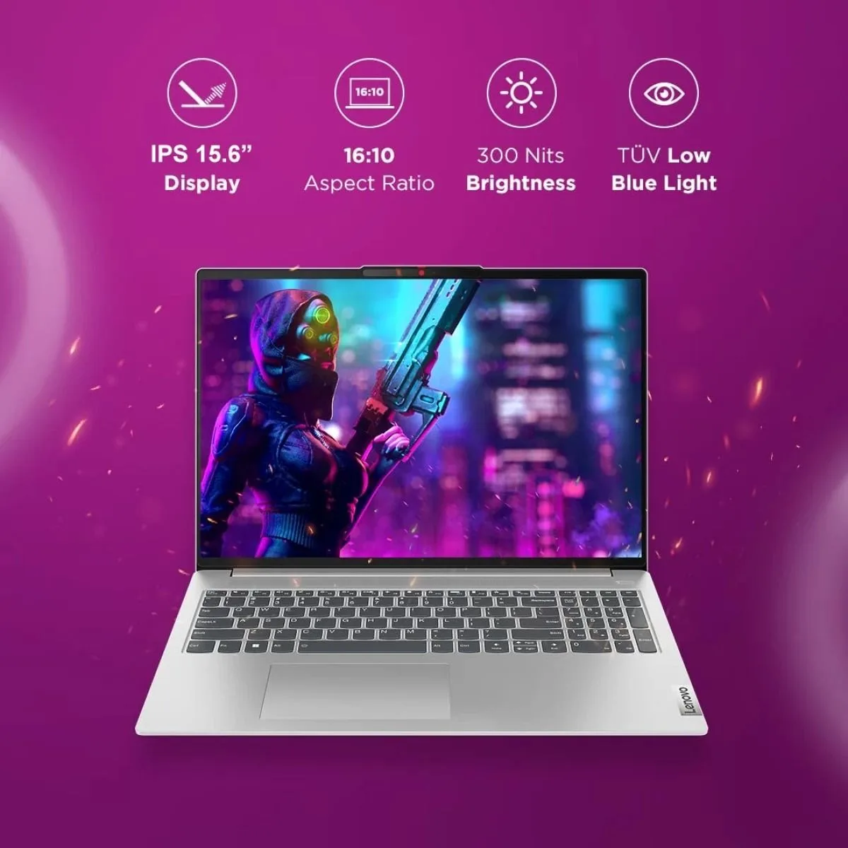 لابتوب Lenovo IdeaPad Slim 3 بمعالج Intel Core i7 الجيل 13، رام 8GB DDR4، SSD NVMe سعة 512GB، شاشة 15.6 بوصة FHD (2024)