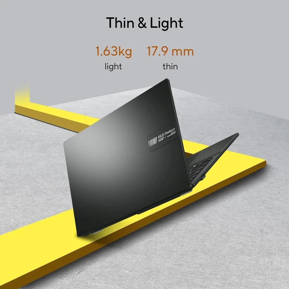 لابتوب ASUS Vivobook Go 15 بمعالج AMD Ryzen 5، رام 8GB DDR5، SSD NVMe M.2 سعة 512GB، شاشة 15.6 بوصة FHD