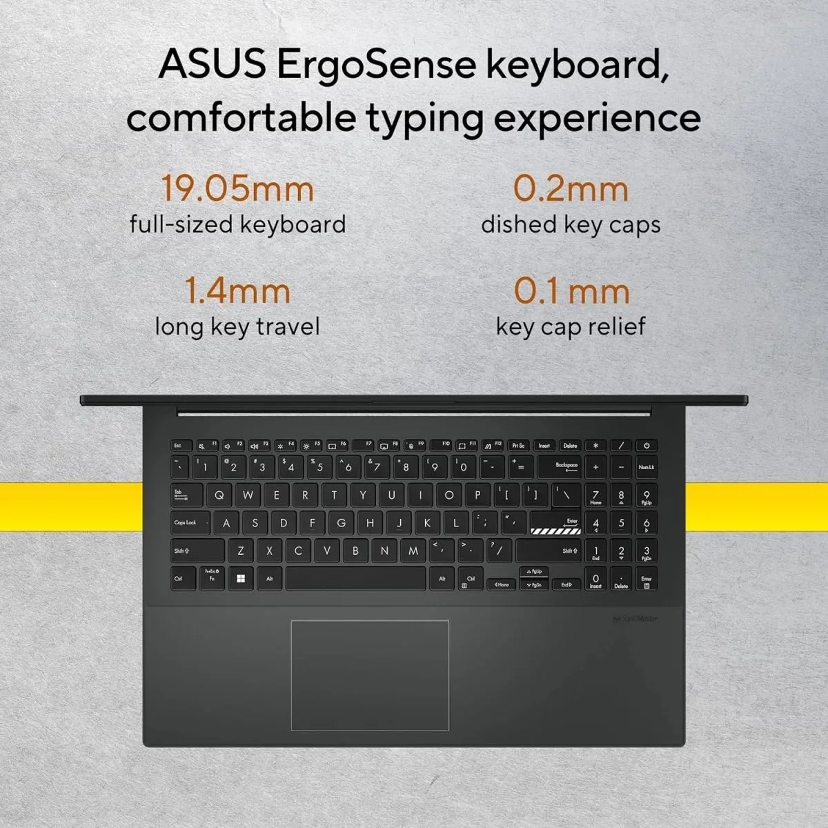 لابتوب ASUS Vivobook Go 15 بمعالج AMD Ryzen 5، رام 8GB DDR5، SSD NVMe M.2 سعة 512GB، شاشة 15.6 بوصة FHD