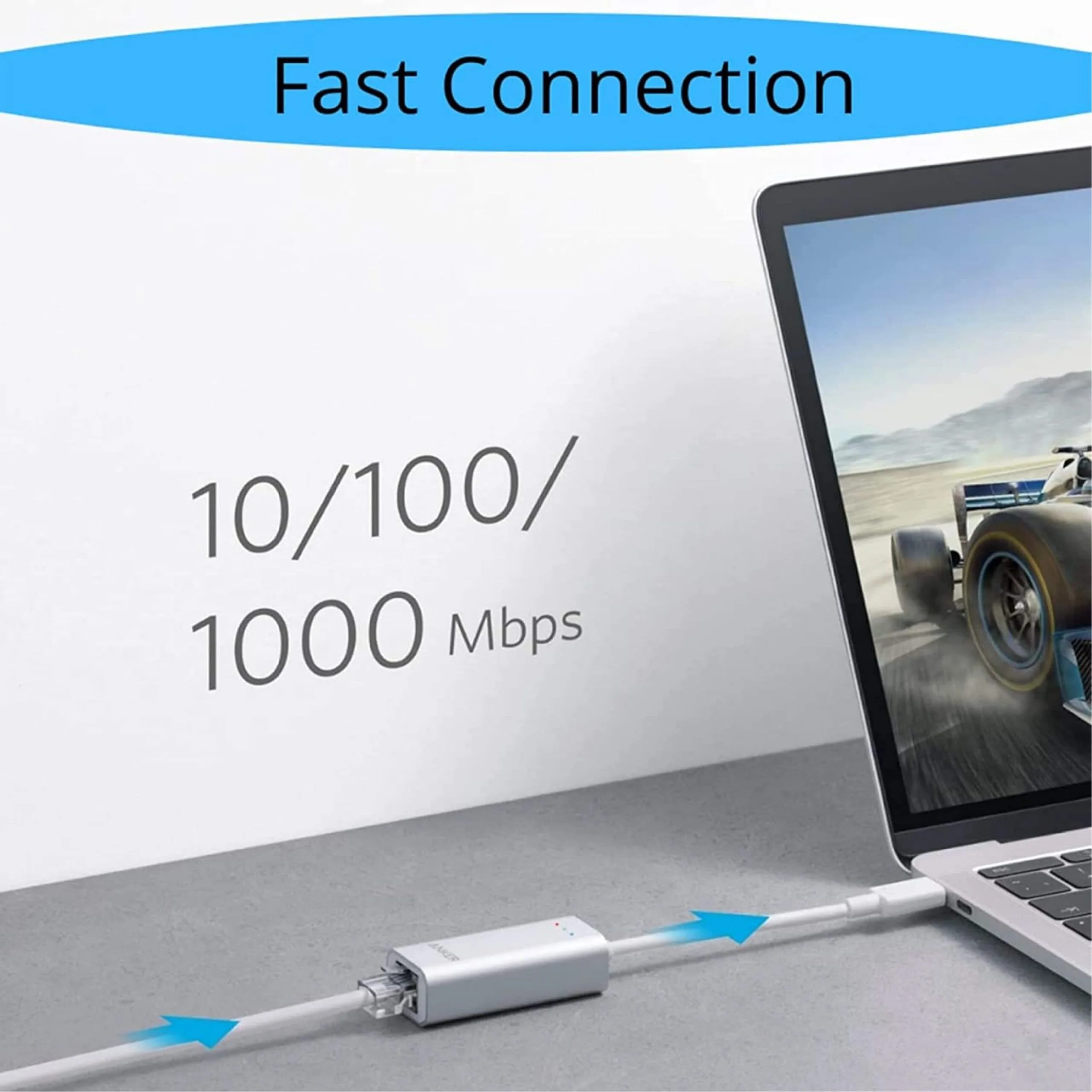 USB 2.0 Ethernet Adapter - AYTC