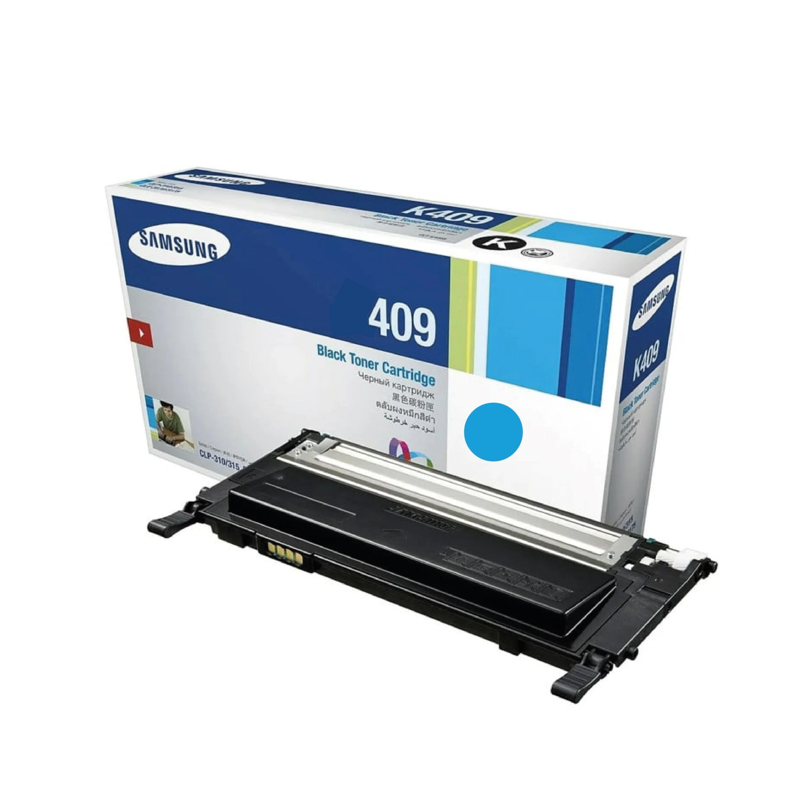 Samsung CLT-P409 Cyan Original Laser Toner Cartridge