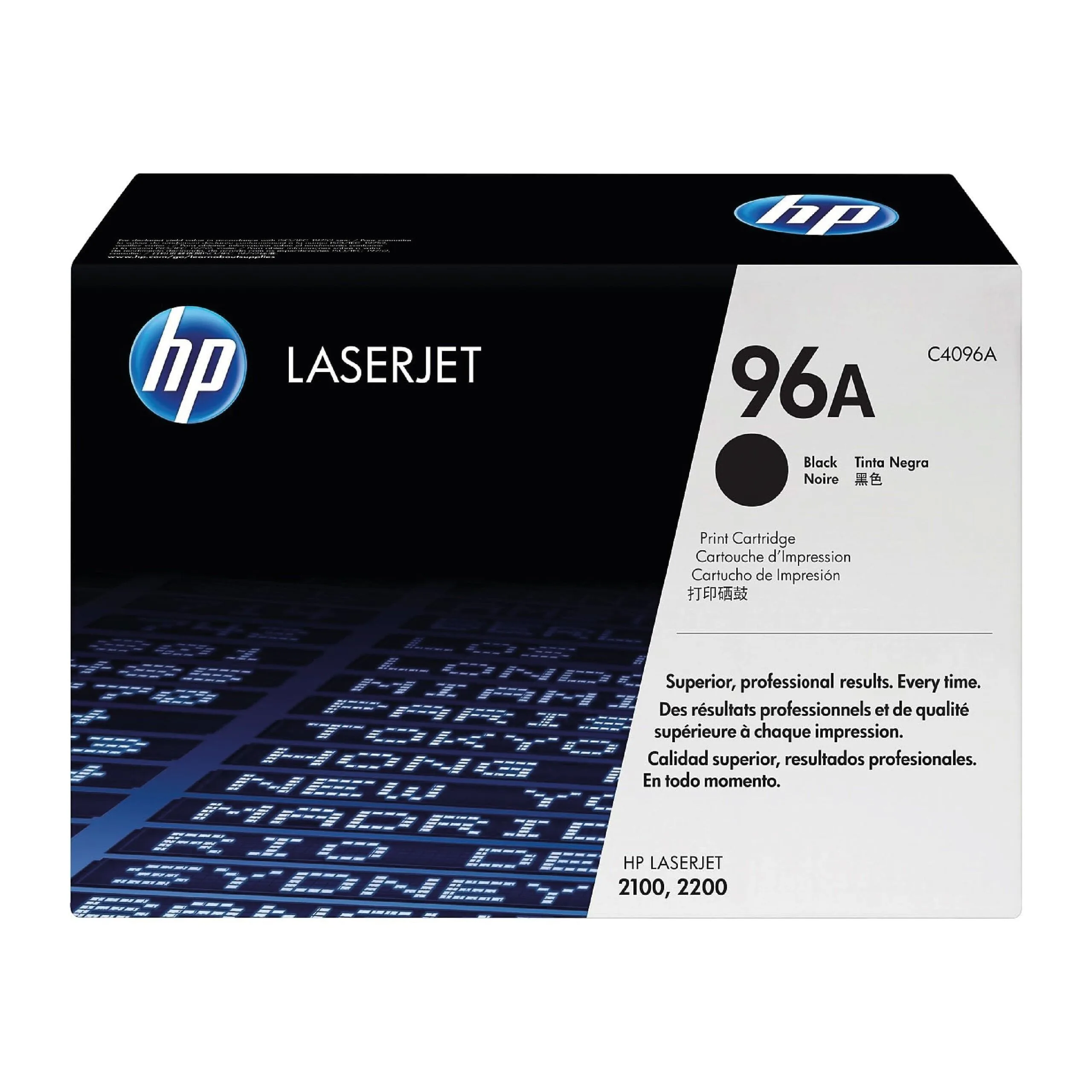 خرطوشة حبر ليزر HP 96A أصلية - أسود - C4096A