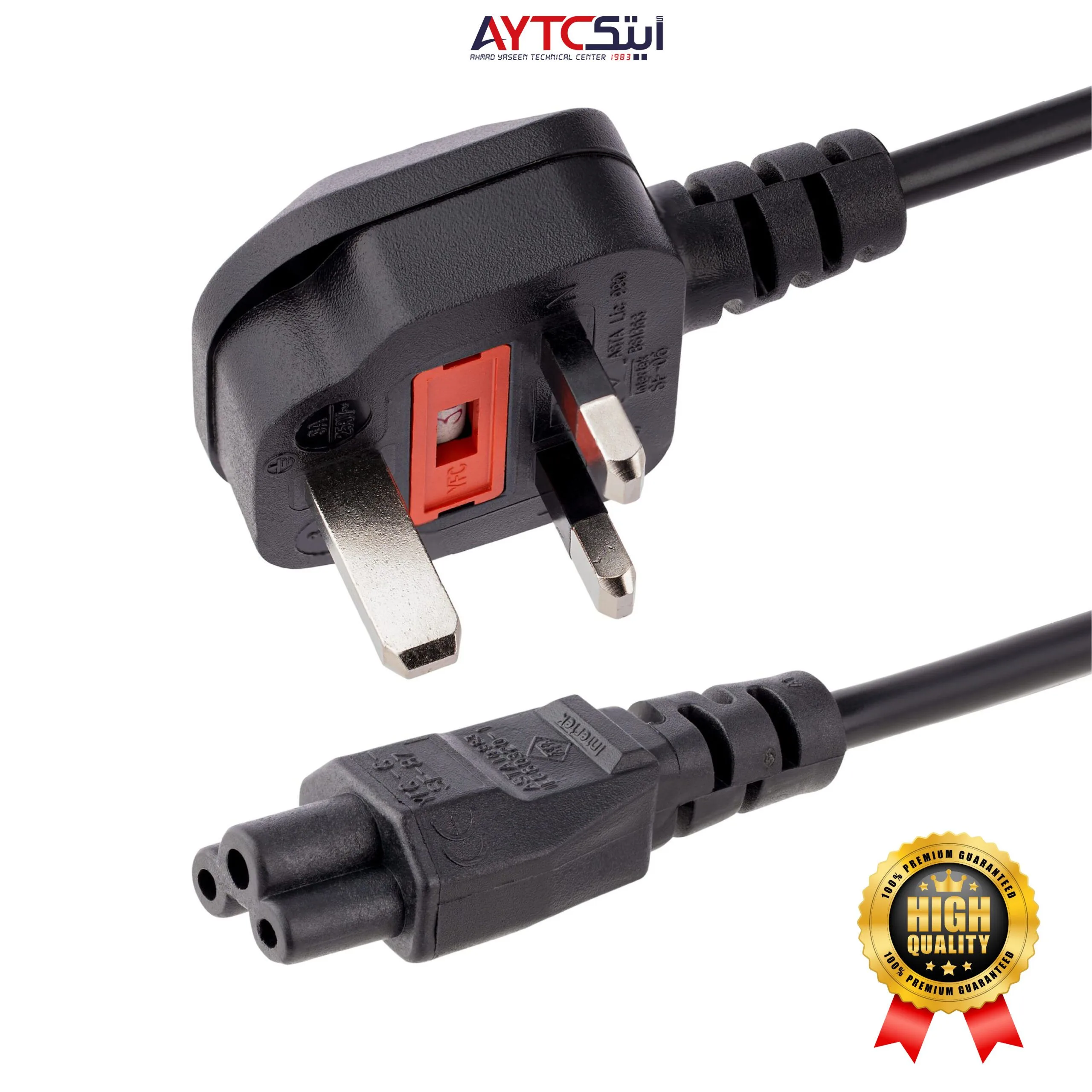 كابل كهرباء للابتوب بقابس MK بطول 1.5 متر - متوافق من AYTC