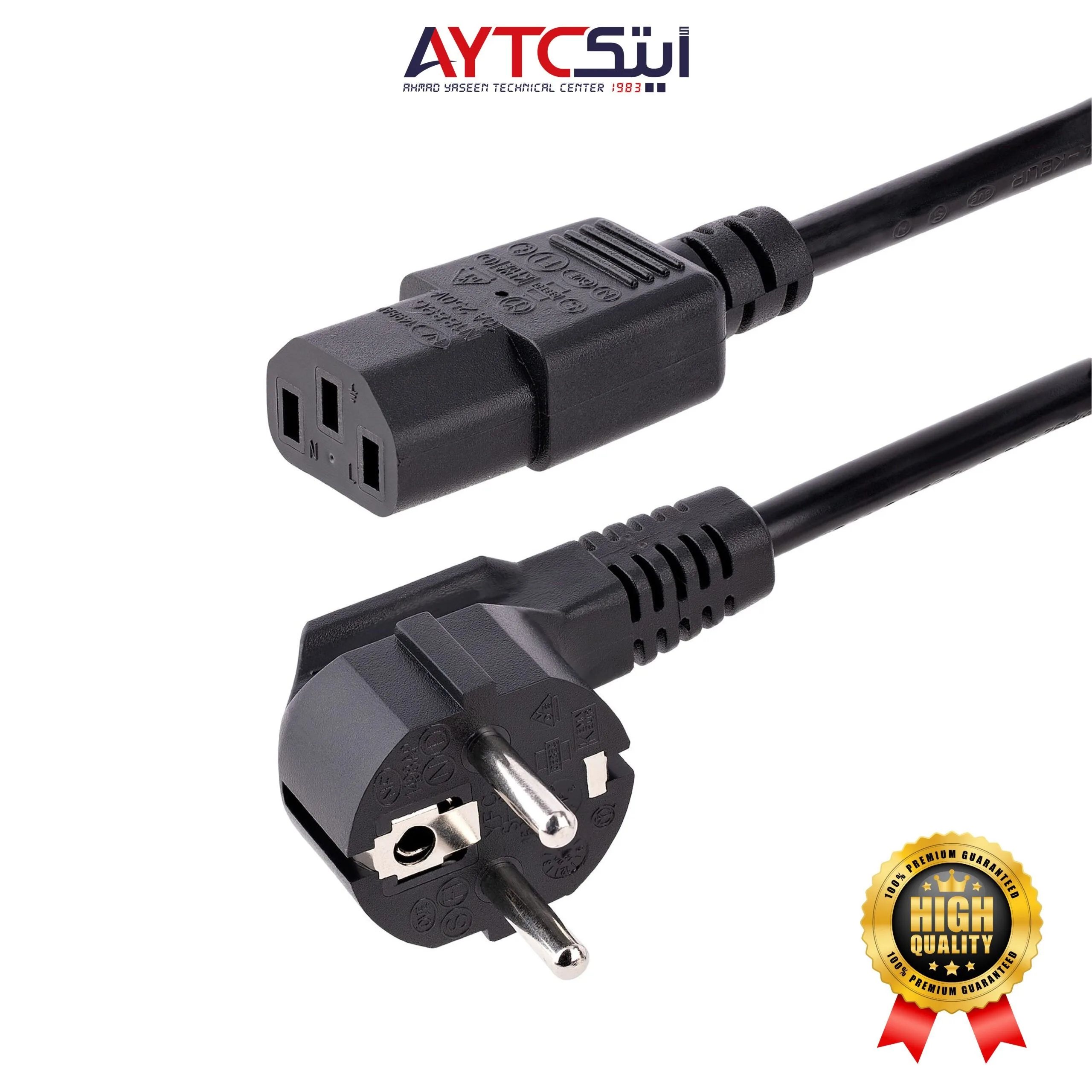 كابل كهرباء للكمبيوتر والطابعة بطول 1.5 متر - متوافق من AYTC
