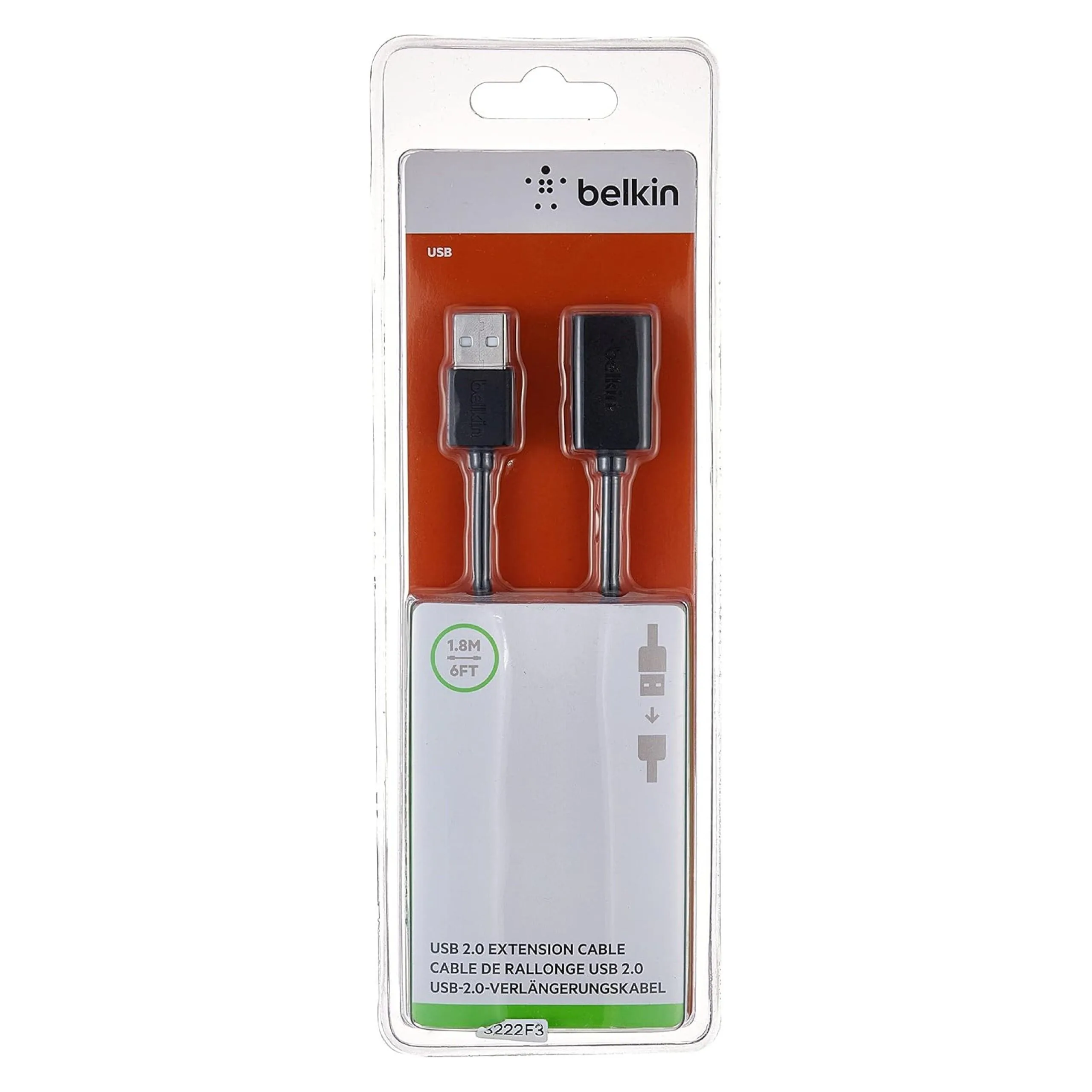 كابل تمديد USB 2.0 من Belkin بطول 1.8 متر