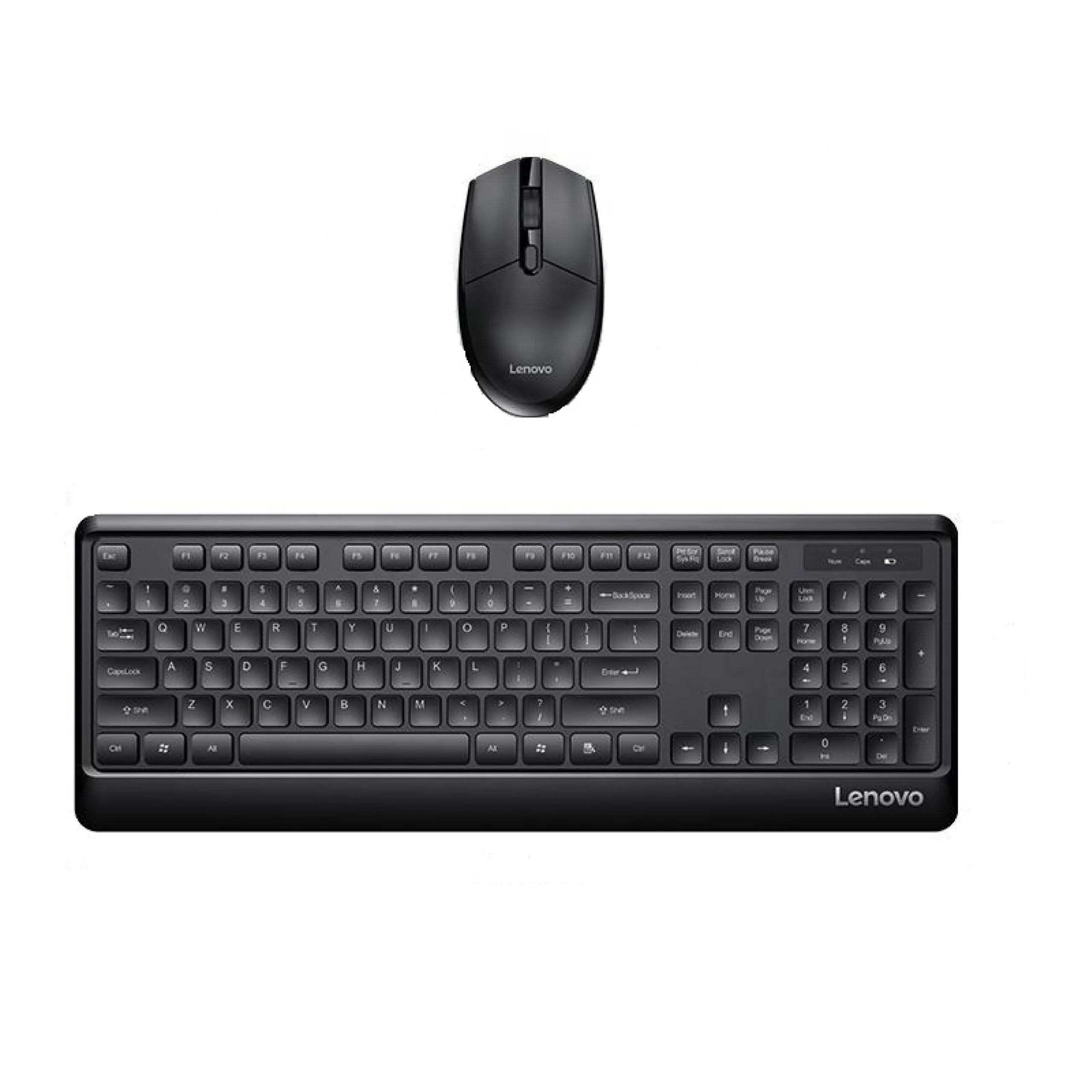 طقم كيبورد وماوس لاسلكي Lenovo KN102