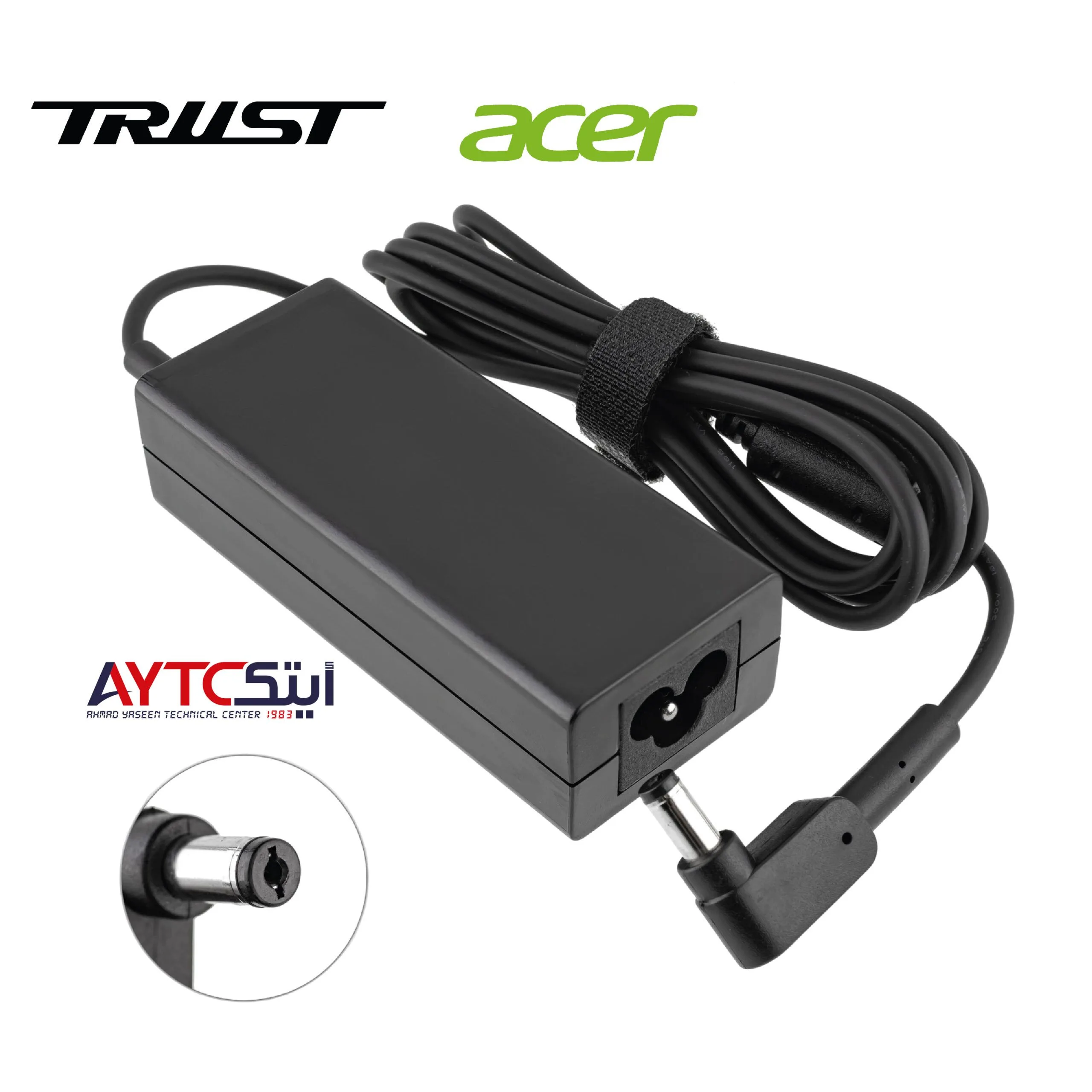 A+ Trust ACER Laptop Charger Compatible 90W 19V - 4.74A/3.42A Yellow Pin