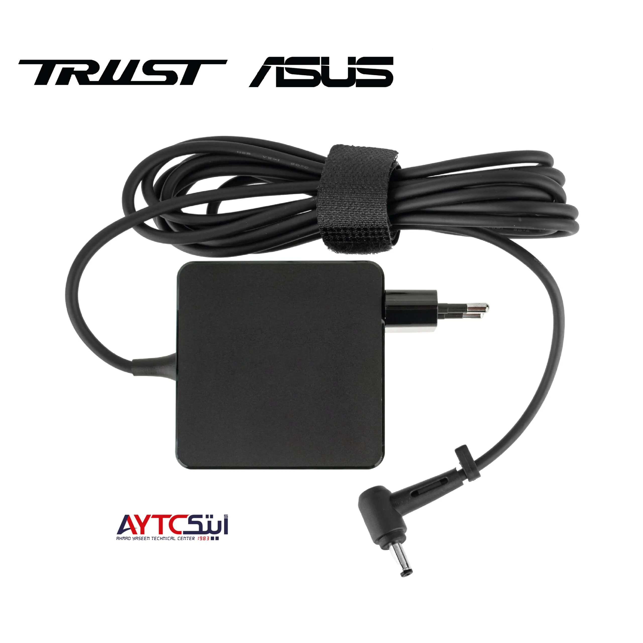 شاحن لابتوب متوافق A+ Trust لأجهزة ASUS قدرة 65 واط 19 فولت - 3.42 أمبير