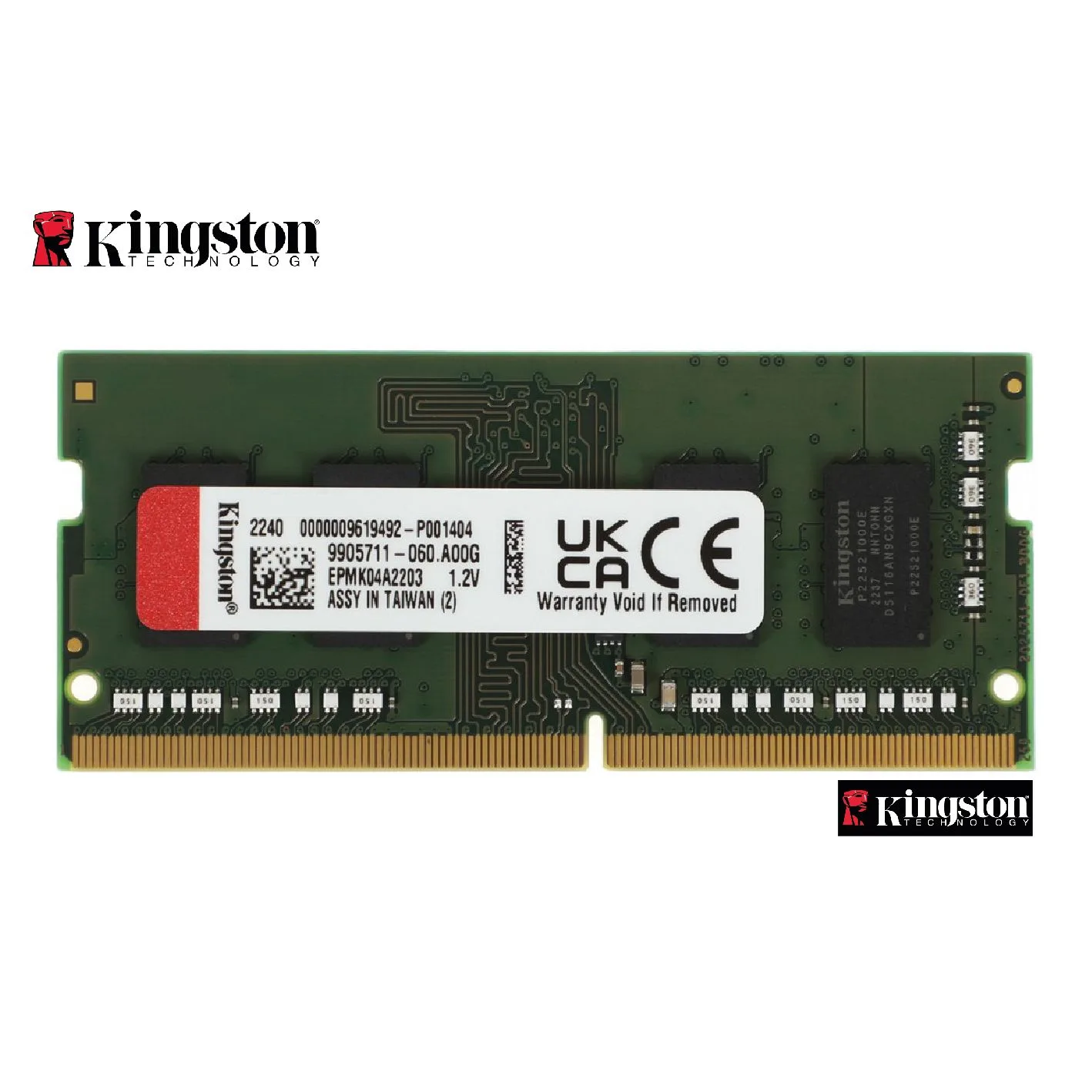 رام لابتوب Kingston ValueRAM سعة 4GB DDR4 بسرعة 3200MHz