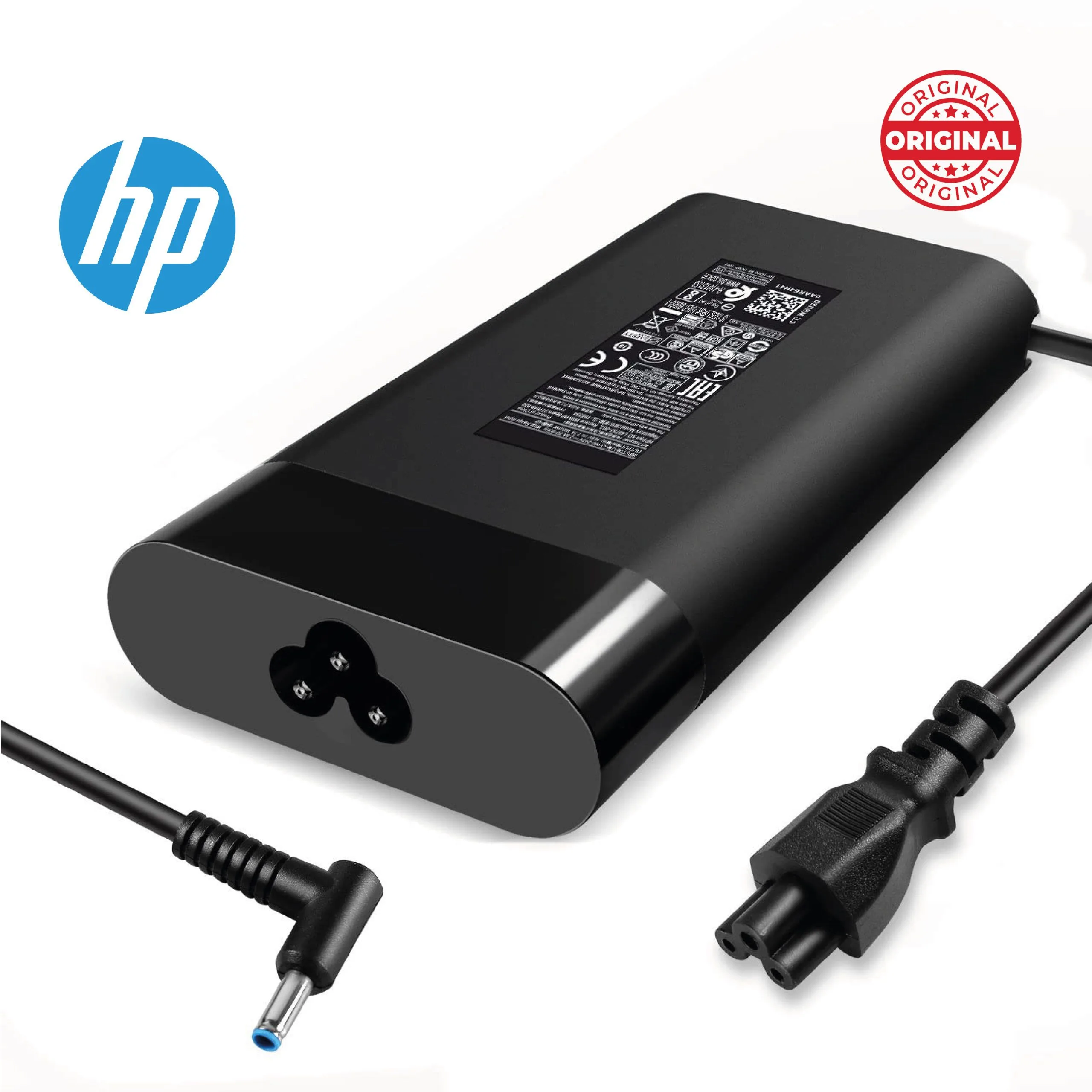 شاحن لابتوب HP أصلي قدرة 90 واط 19.5 فولت - 4.62 أمبير / رأس 4.5×3.5 ملم