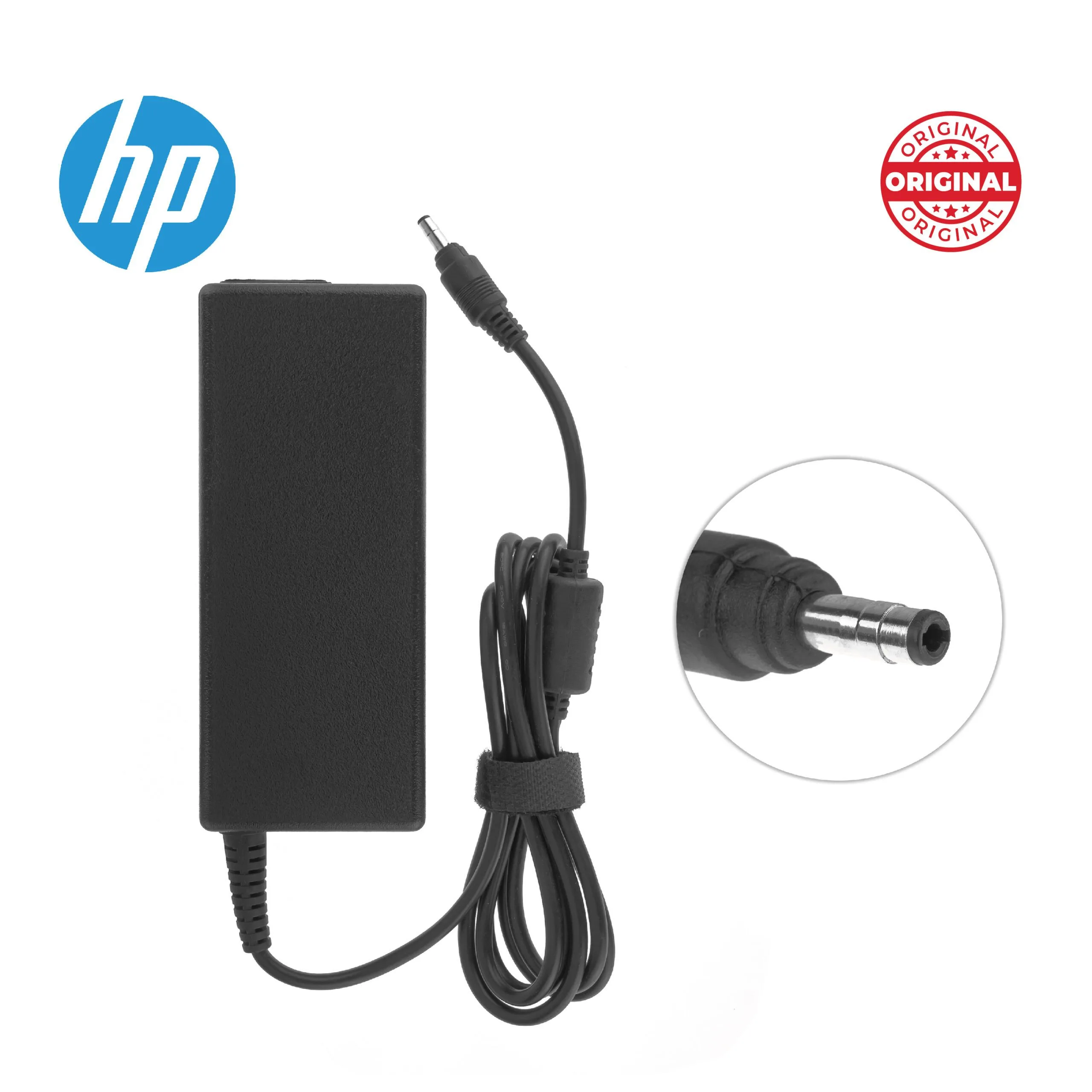شاحن لابتوب HP أصلي قدرة 90 واط 19 فولت - 4.74 أمبير / رأس 4.8×1.7 ملم