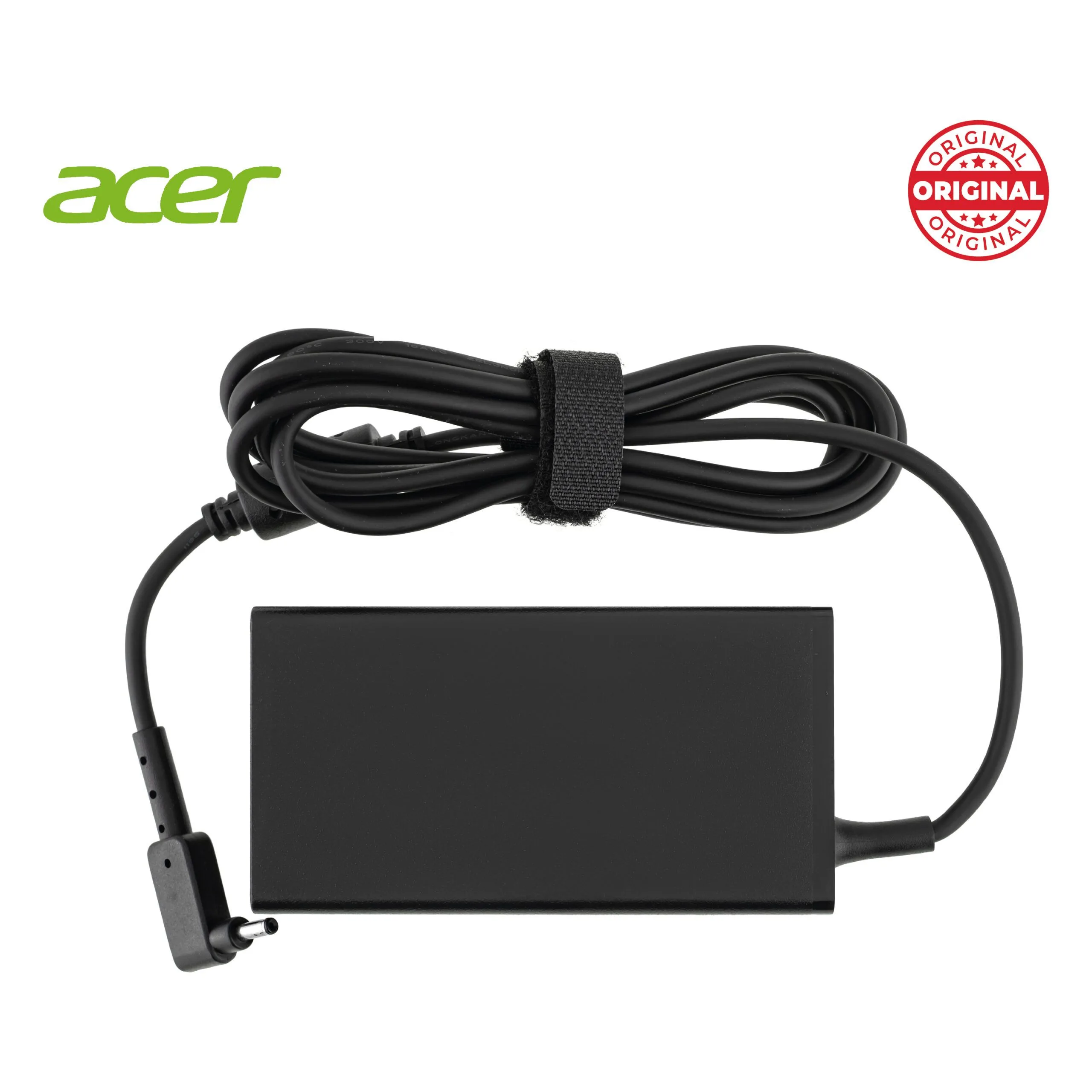شاحن لابتوب ACER أصلي قدرة 65 واط 19 فولت - 3.42 أمبير / رأس رفيع