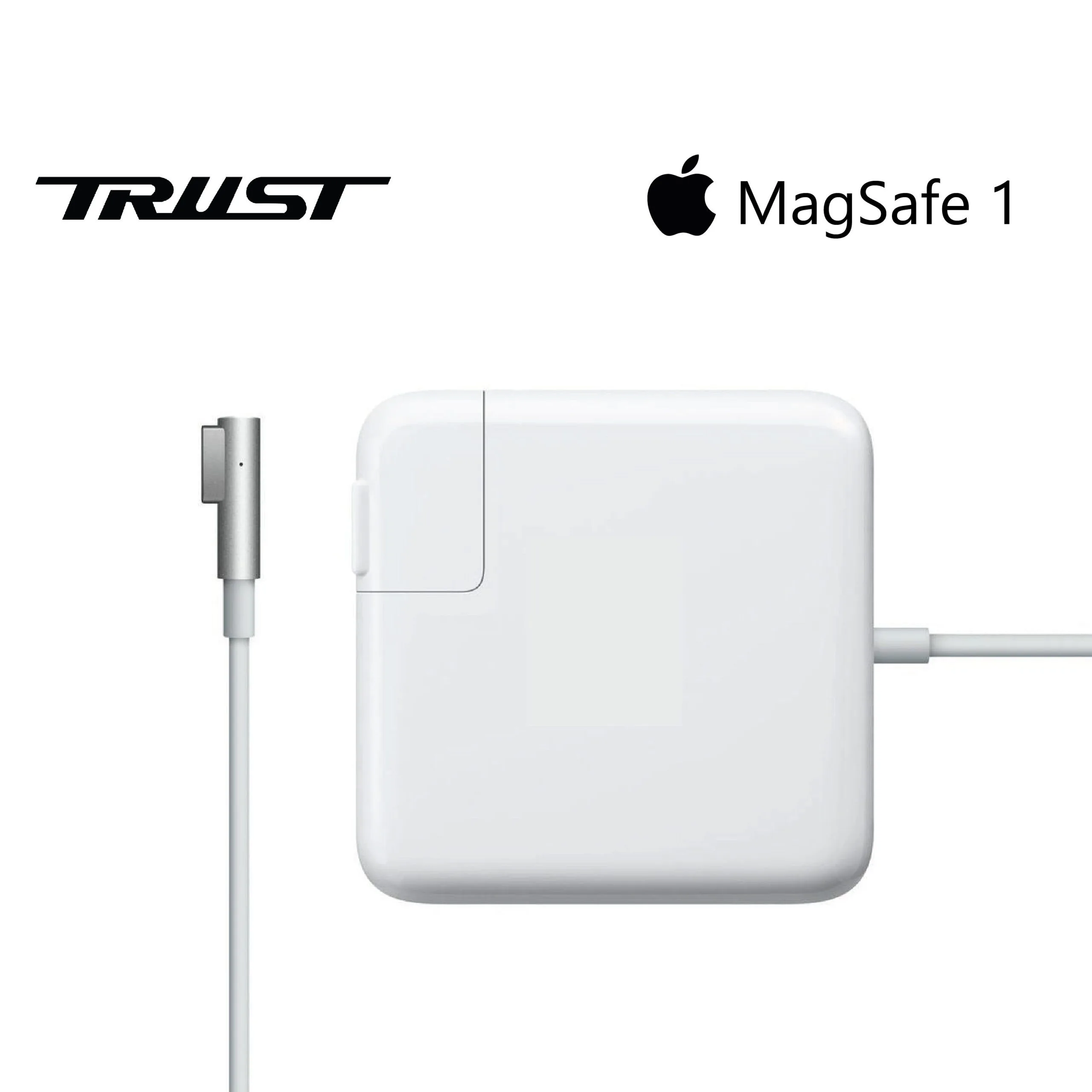 شاحن MacBook متوافق من Trust بموصل MagSafe 1 قدرة 60 واط - A1344