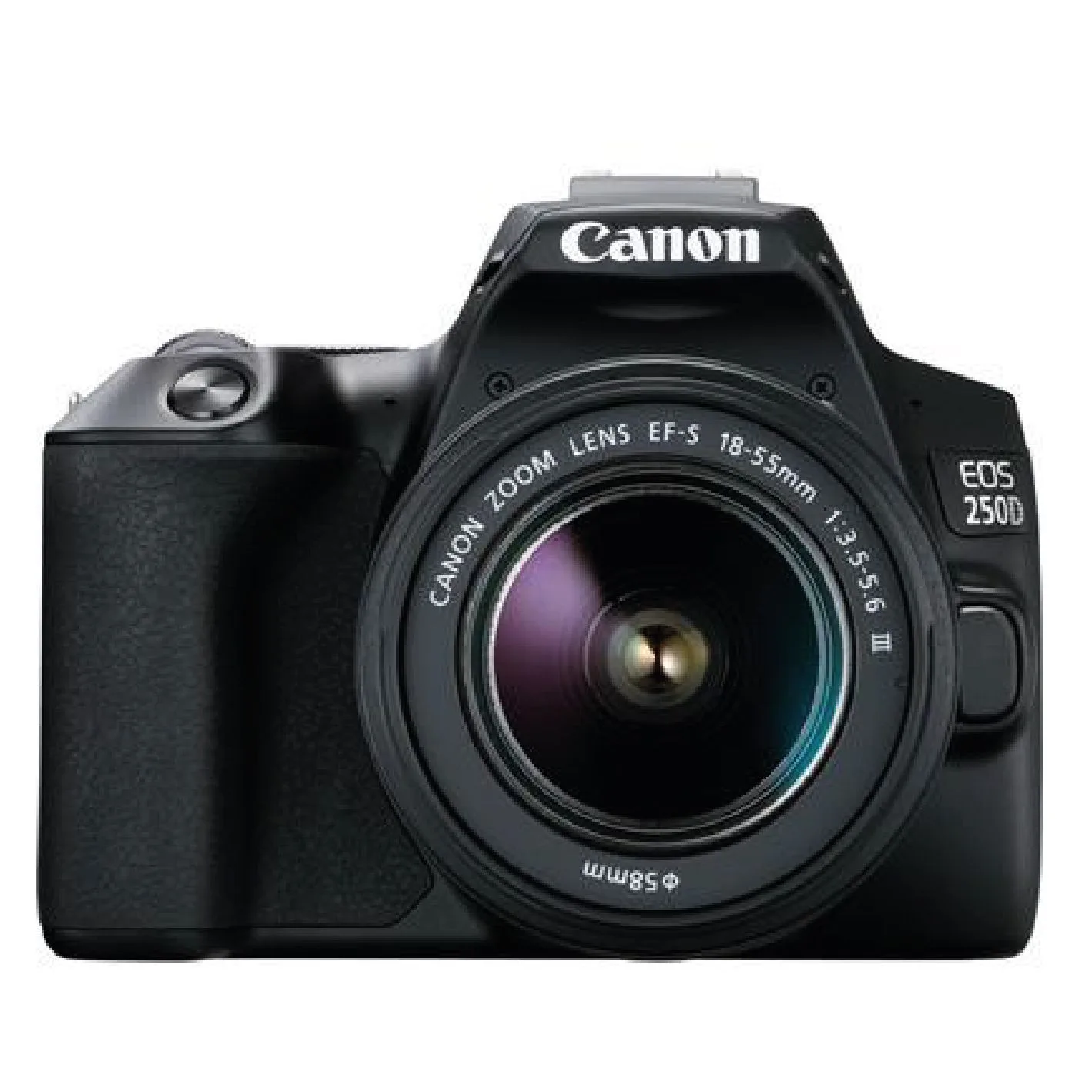 كاميرا Canon EOS 250D بدقة 24.1 ميجابكسل مع عدسة EF-S 18-55mm f/3.5-5.6 III