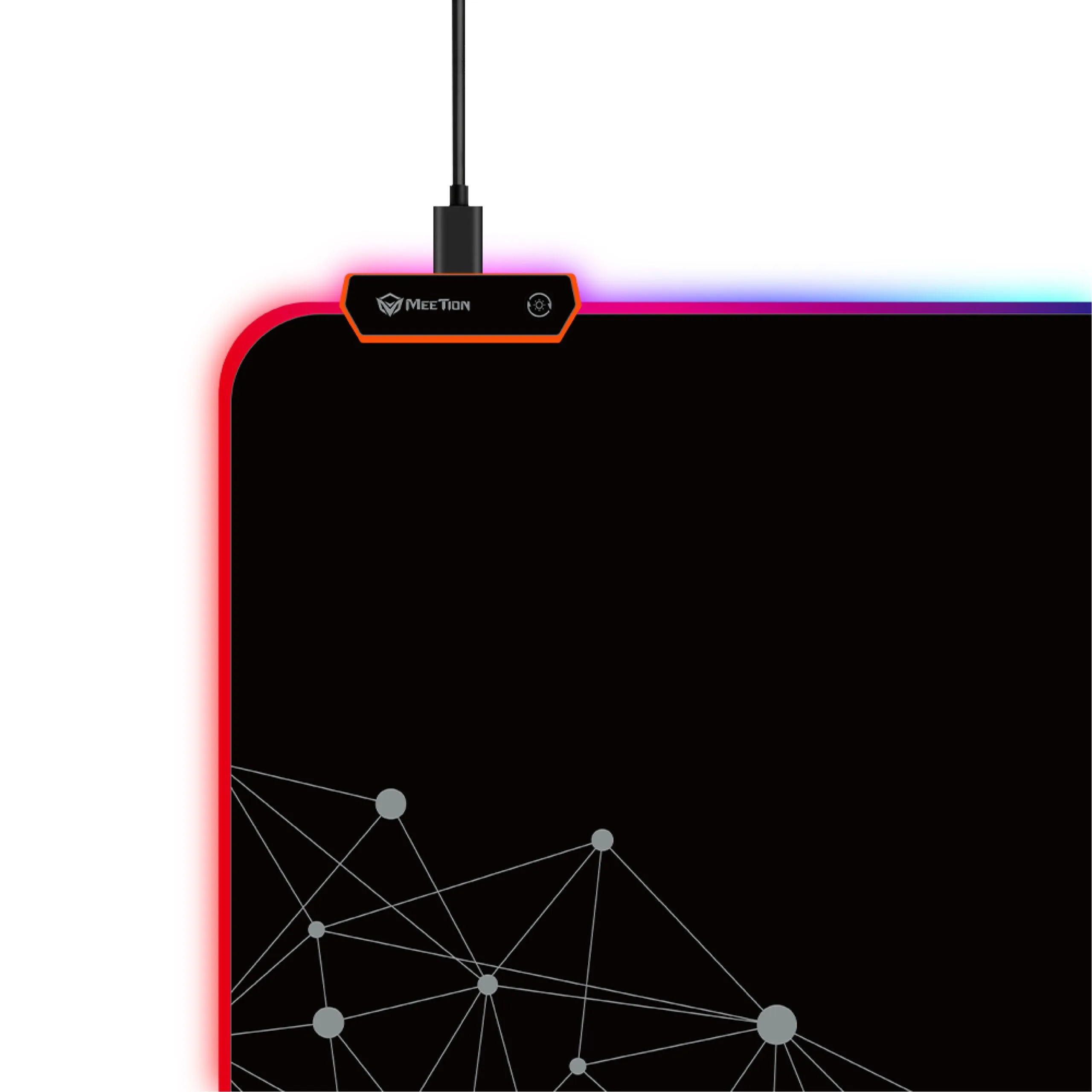 لوحة ماوس للألعاب Meetion PD121 بإضاءة RGB