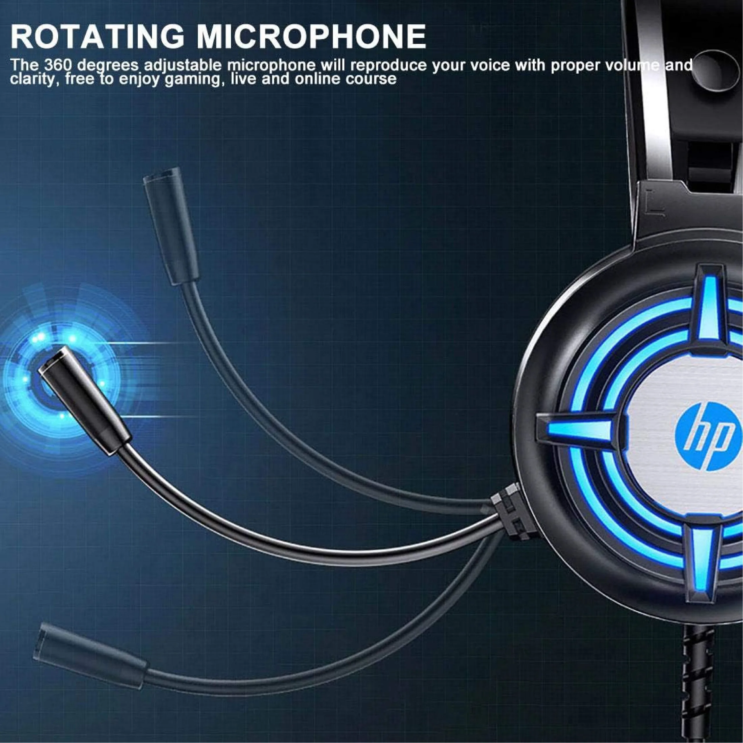 سماعة ألعاب سلكية HP H120