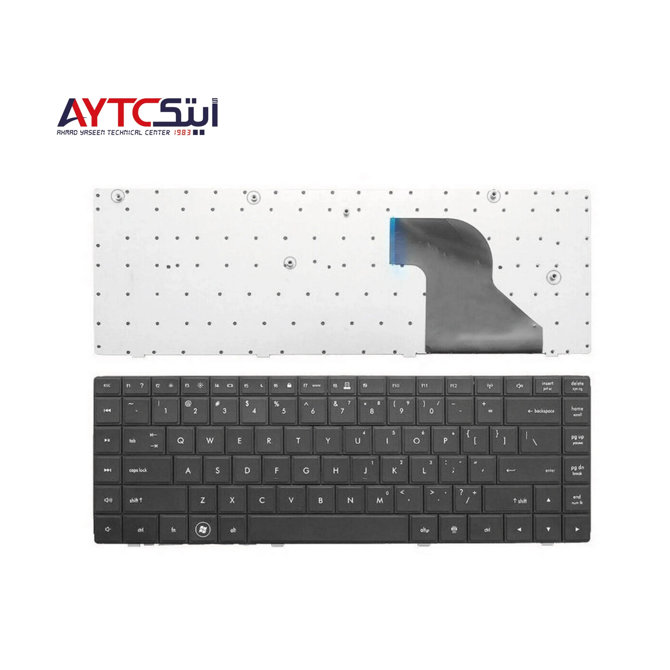 كيبورد لابتوب متوافق لأجهزة HP 620 و621 و625 وCQ20 وCQ21 - عربي وإنجليزي