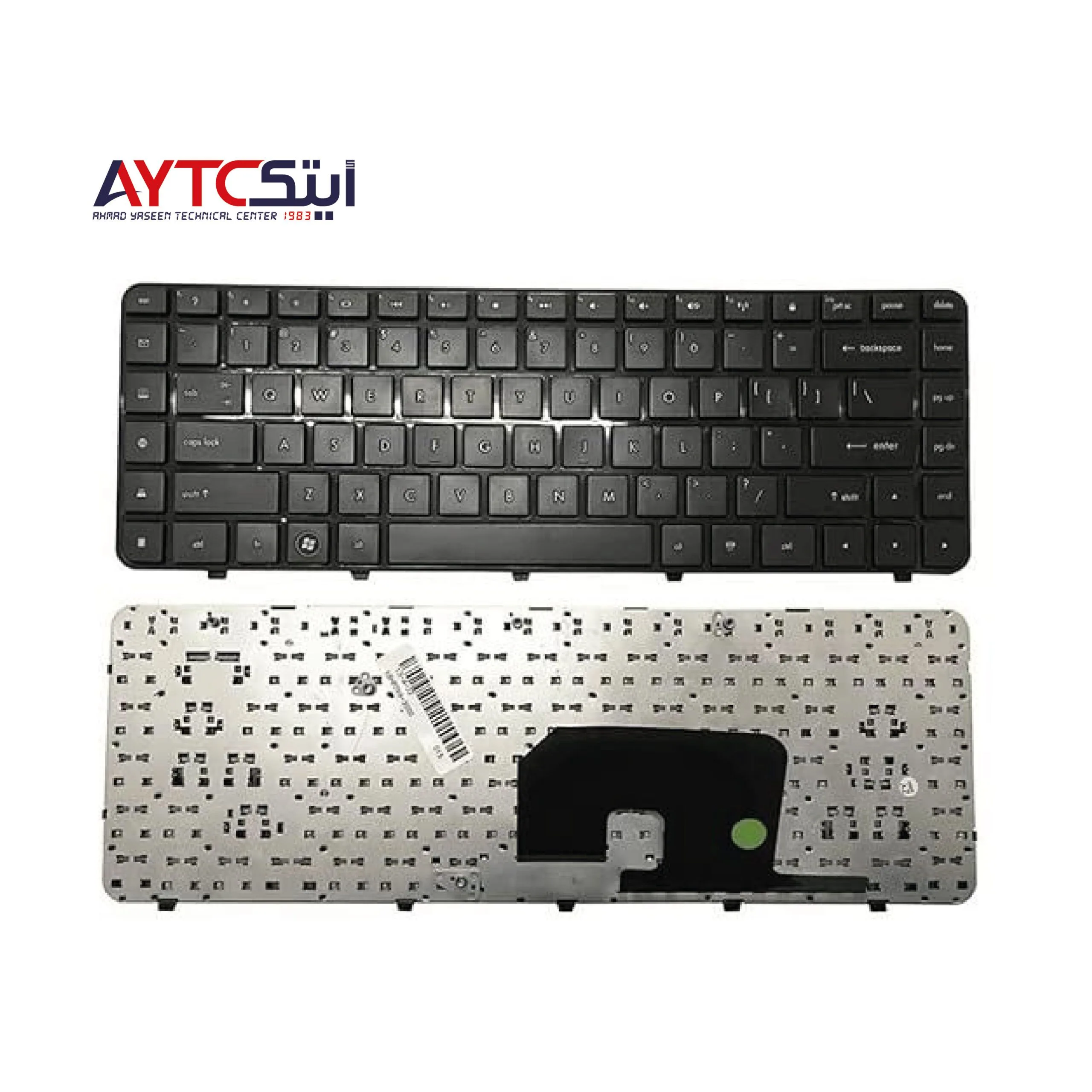 كيبورد لابتوب متوافق لجهاز HP DV6-3000 - عربي وإنجليزي