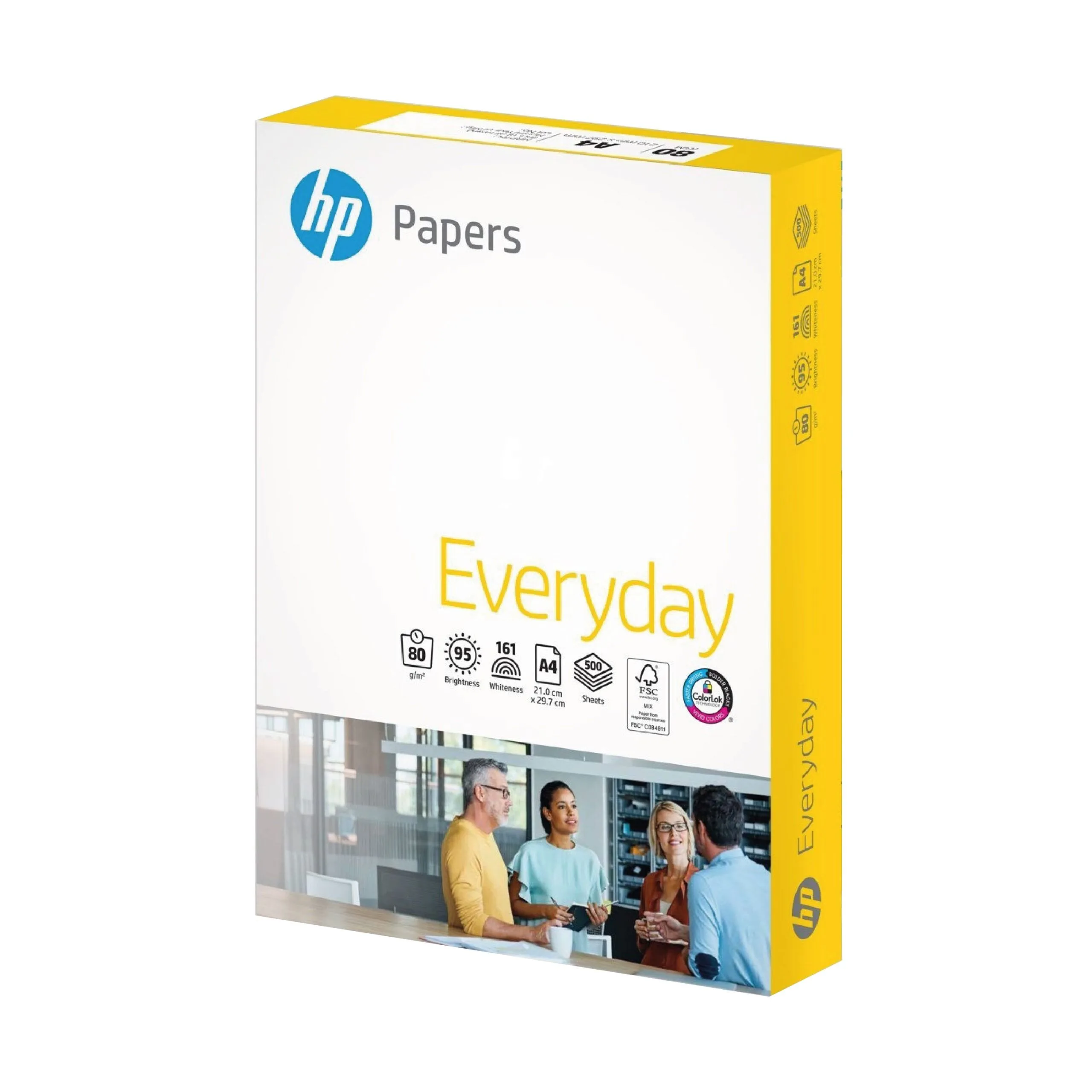 ورق تصوير وطباعة HP Everyday أبيض A4 بوزن 80 غرام - رزمة 500 ورقة