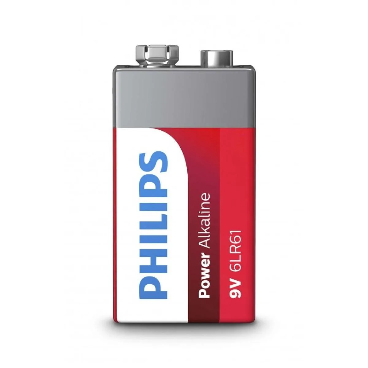 بطارية PHILIPS Power Alkaline بجهد 9 فولت
