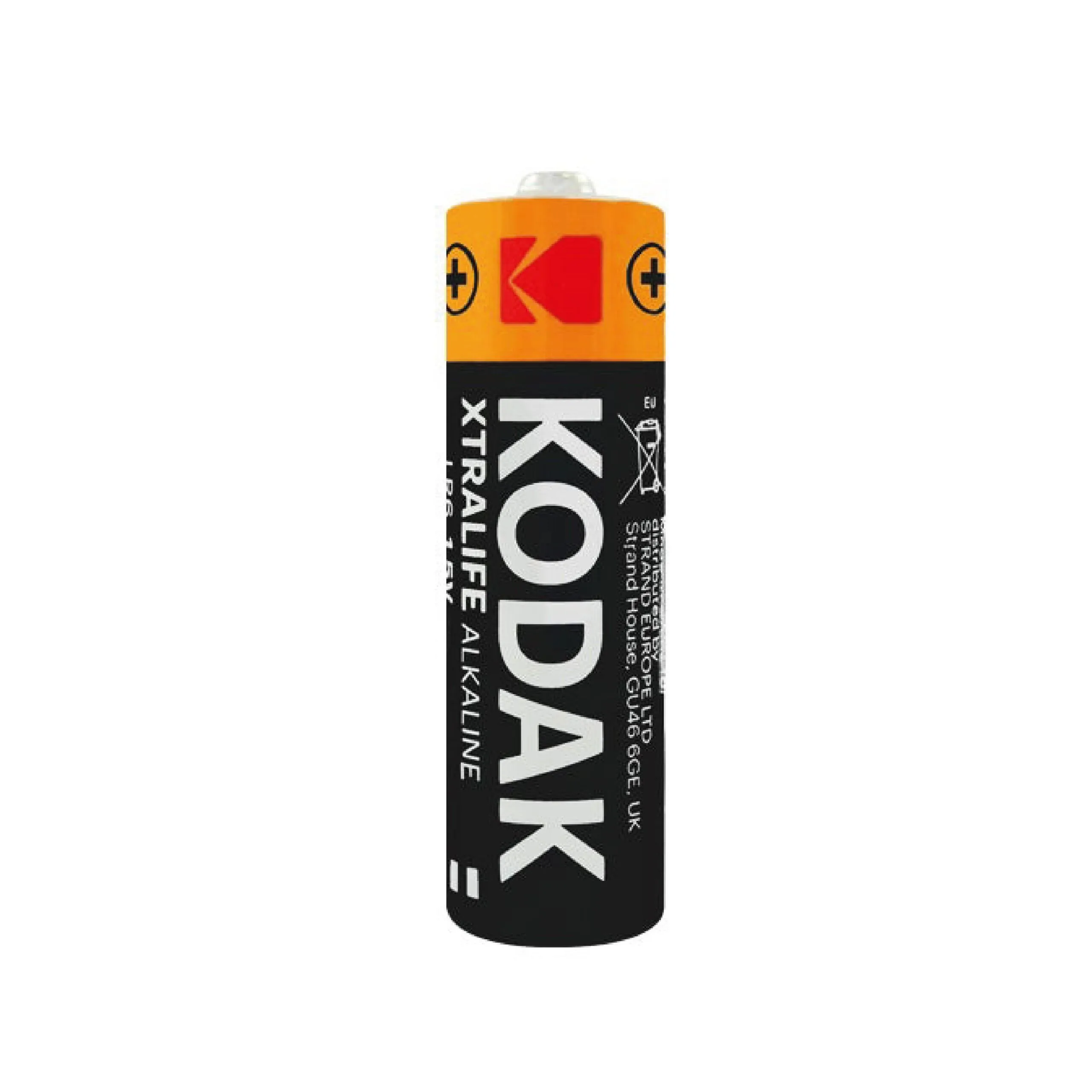بطاريات KODAK XTRALIFE قلوية حجم AA بجهد 1.5 فولت - عبوة قطعتين