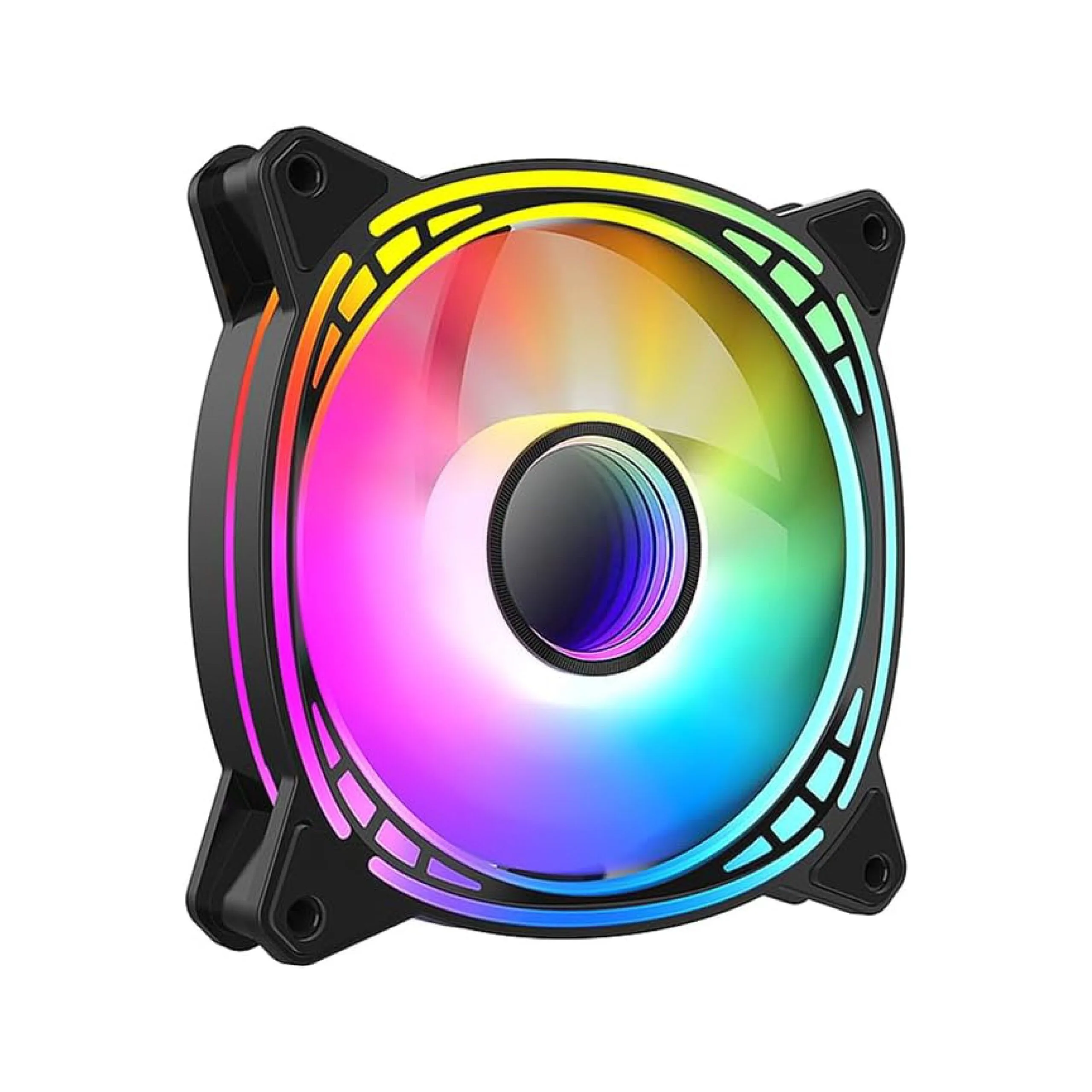 مروحة كمبيوتر للألعاب Huntkey GX120 Arctic Circle بإضاءة ARGB