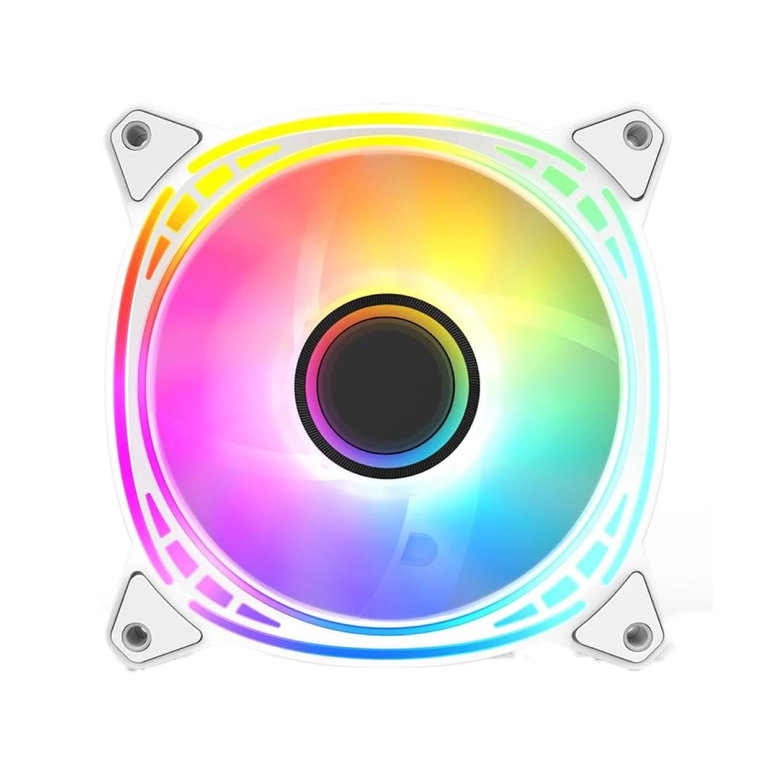 مروحة كمبيوتر للألعاب Huntkey GX120 Arctic Circle بإضاءة ARGB