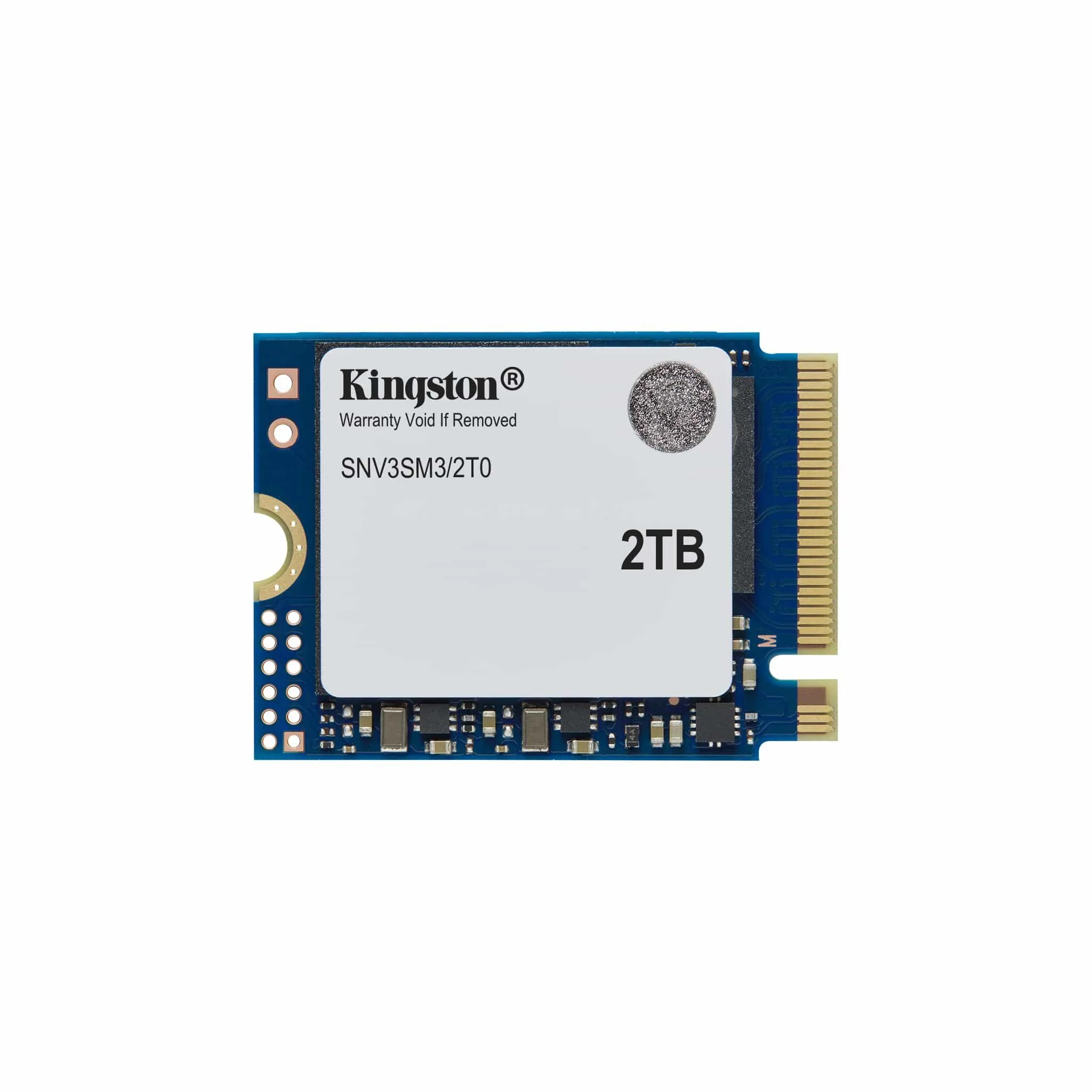 قرص SSD داخلي Kingston NV3 سعة 2TB نوع M.2 2230 NVMe PCIe 4.0 Gen 4x4 بسرعة حتى 6000 ميجابايت/ث