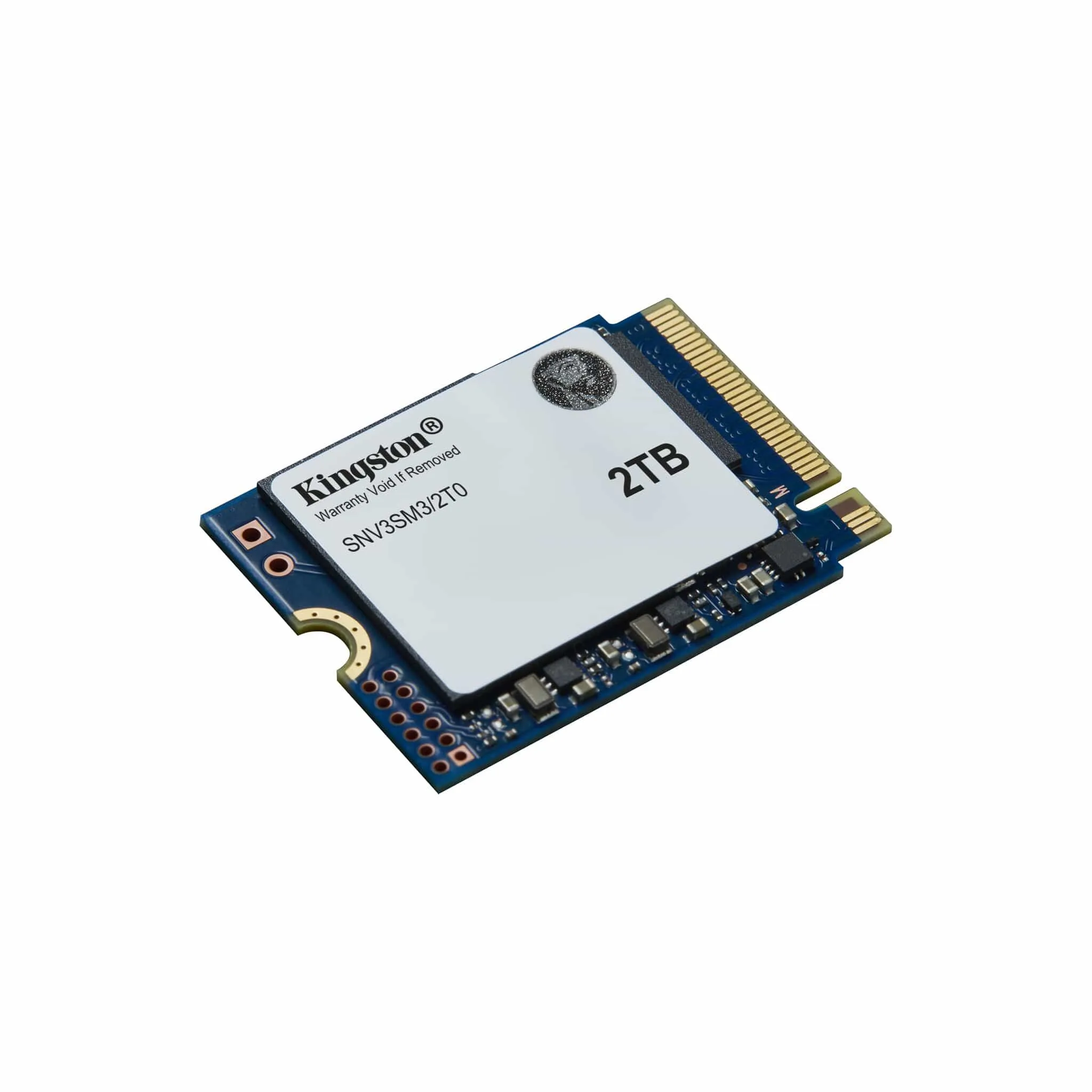 قرص SSD داخلي Kingston NV3 سعة 2TB نوع M.2 2230 NVMe PCIe 4.0 Gen 4x4 بسرعة حتى 6000 ميجابايت/ث