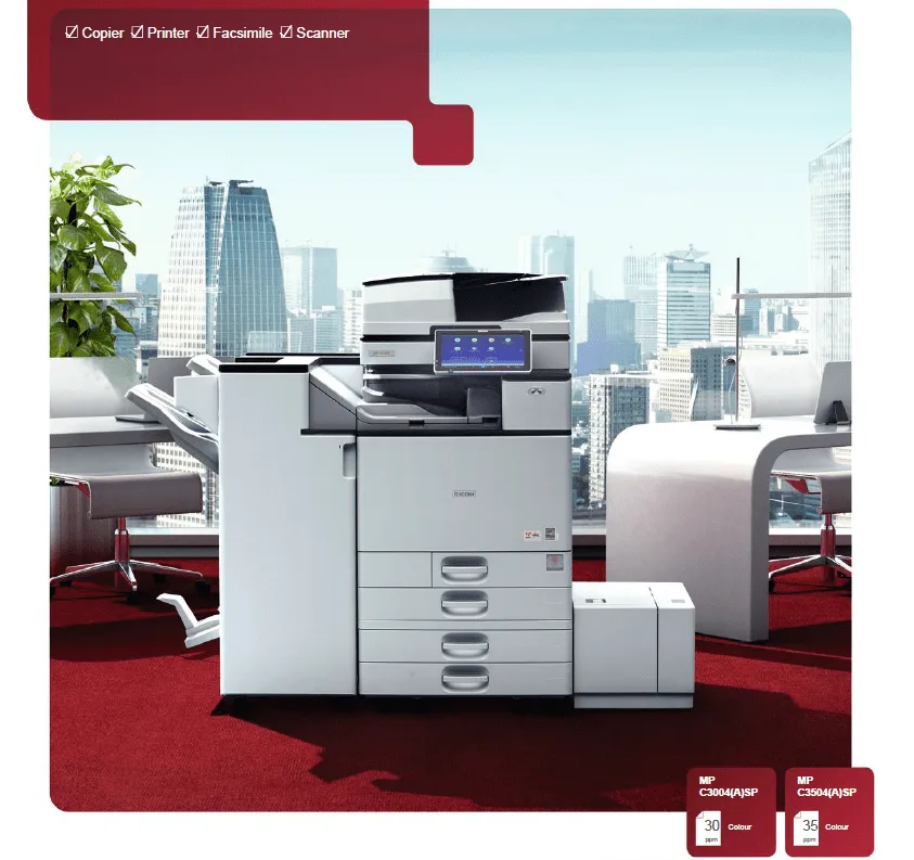 RICOH AFICO MPC 4504 Refurbished Color Office Copier