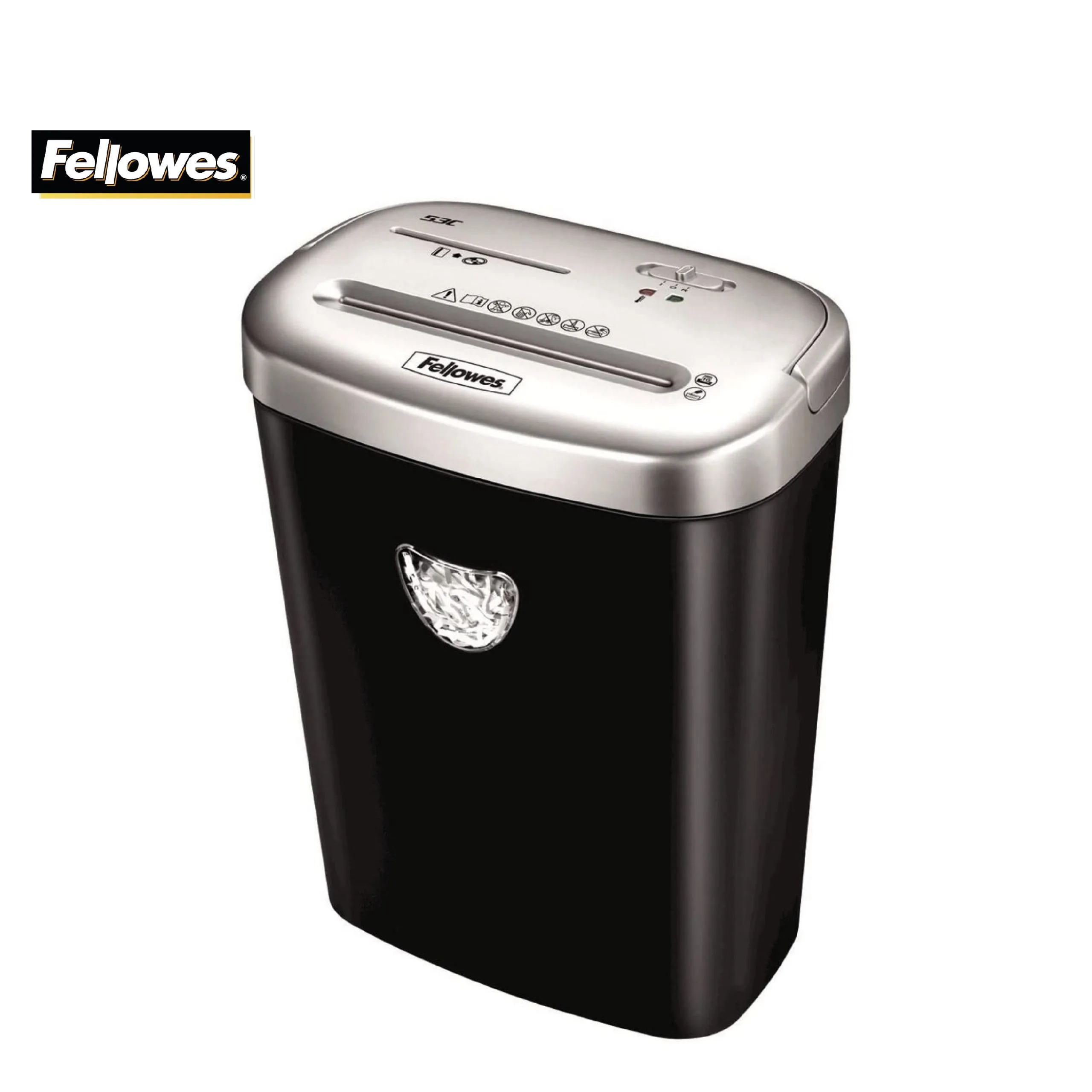 آلة تمزيق ورق Fellowes Powershred 53C بقص متقاطع - 10 أوراق في المرة