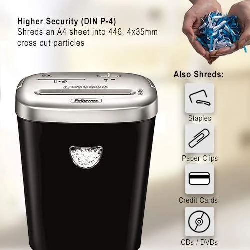 آلة تمزيق ورق Fellowes Powershred 53C بقص متقاطع - 10 أوراق في المرة