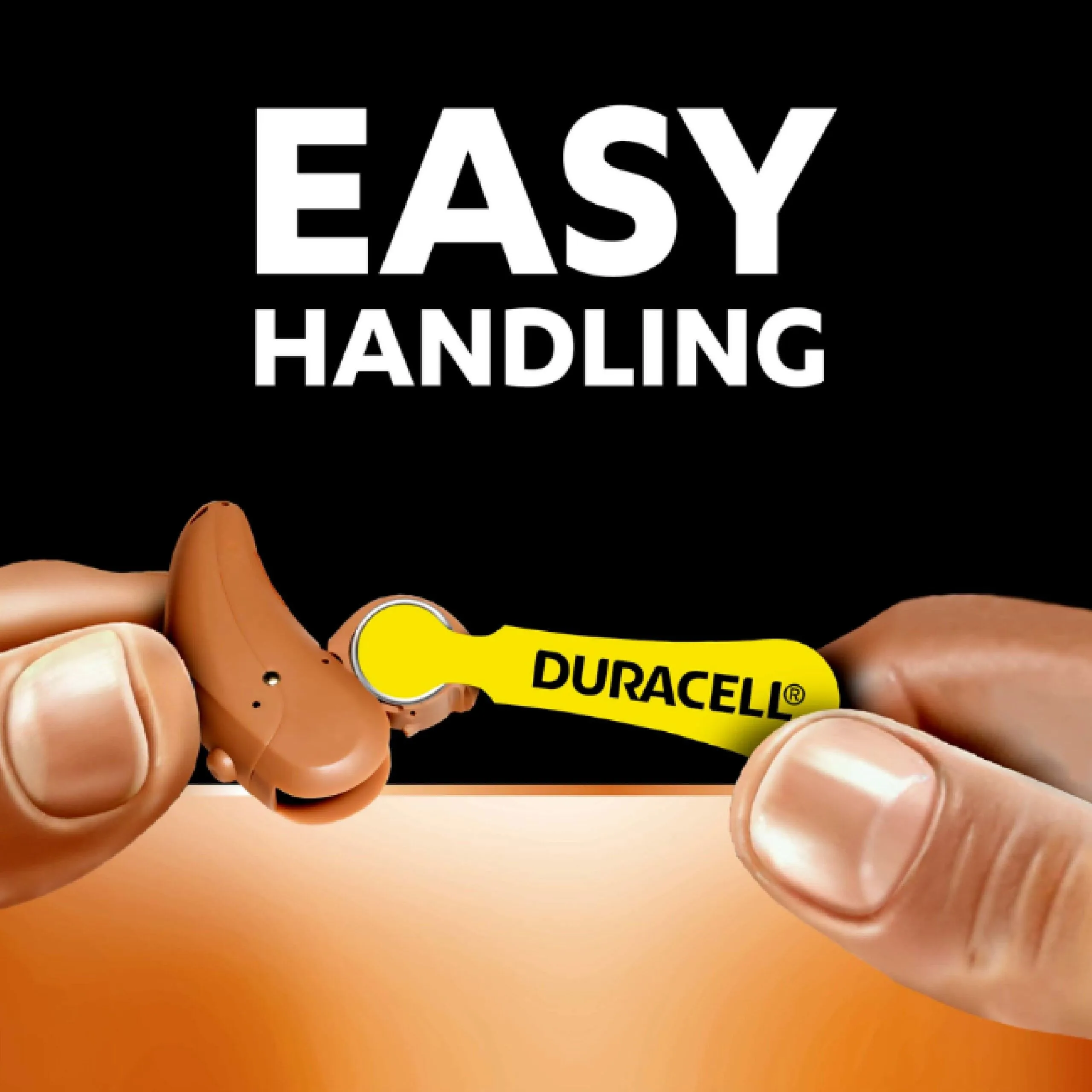 بطاريات سماعات الأذن الطبية DURACELL ActivAir مقاس 10 (PR70) زنك هوائي 1.45 فولت - عبوة 6 قطع