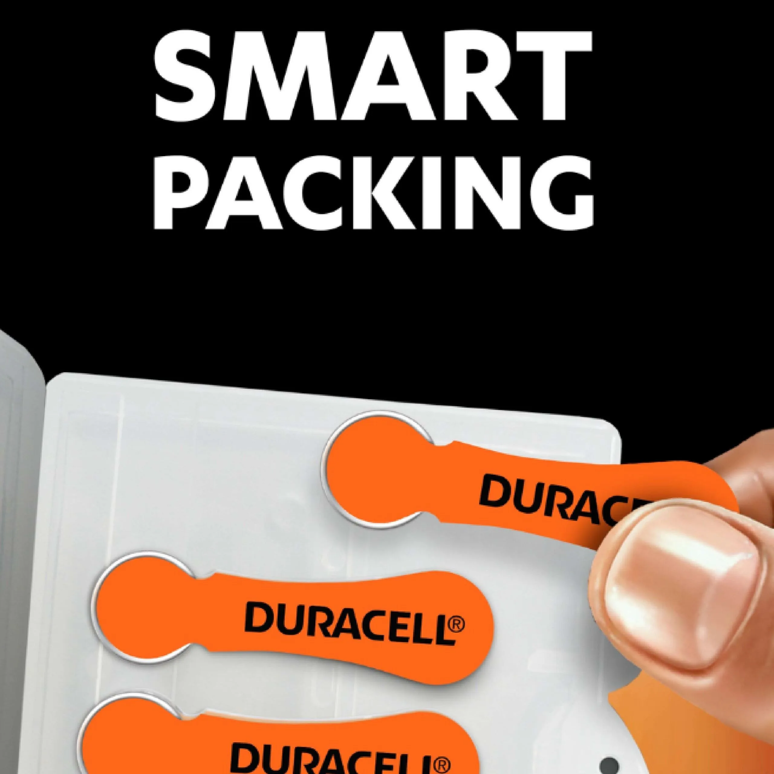 بطاريات سماعات الأذن الطبية DURACELL ActivAir مقاس 13 (PR48) زنك هوائي 1.45 فولت - عبوة 6 قطع