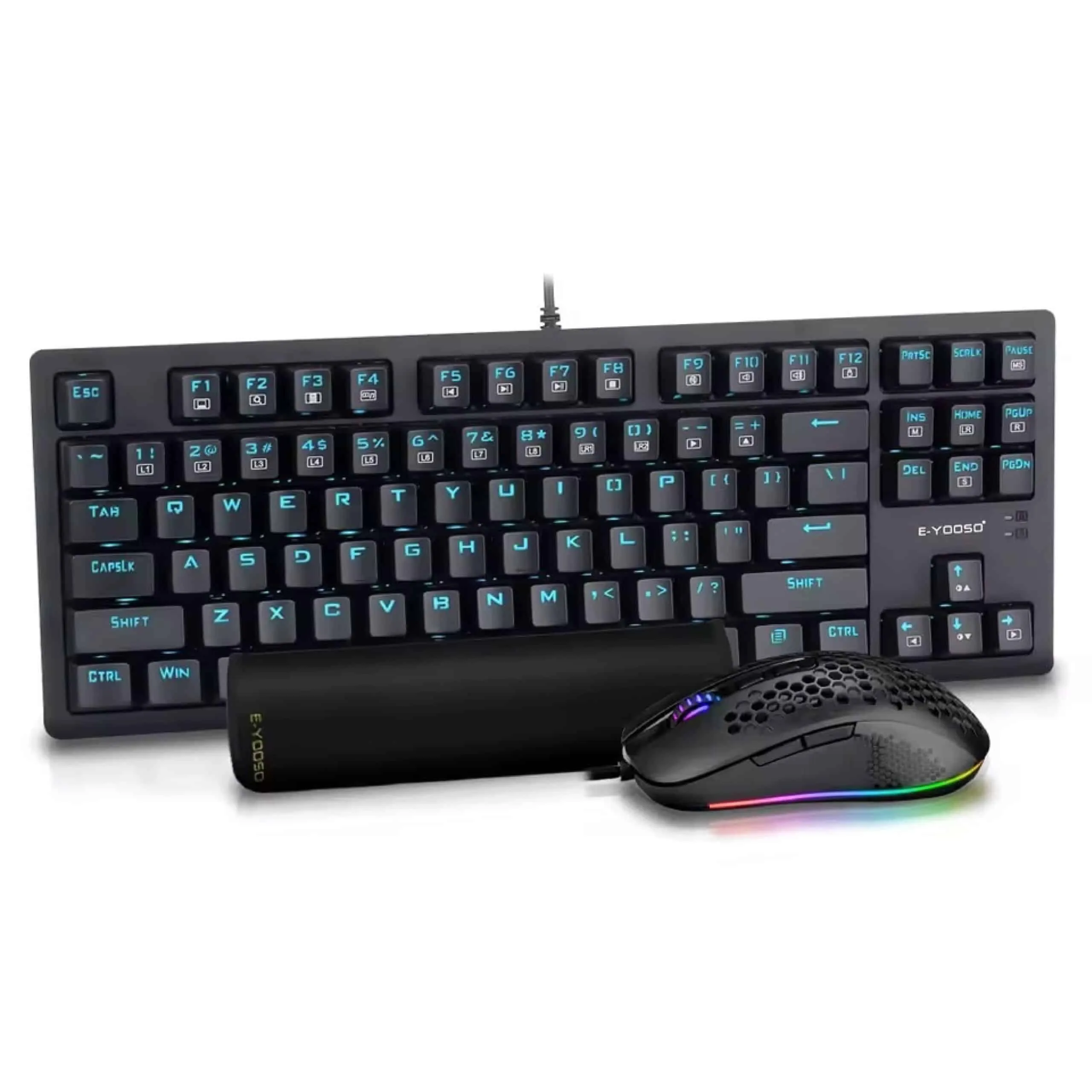 طقم ألعاب E-YOOSO Z-737 - مفاتيح Blue Switch