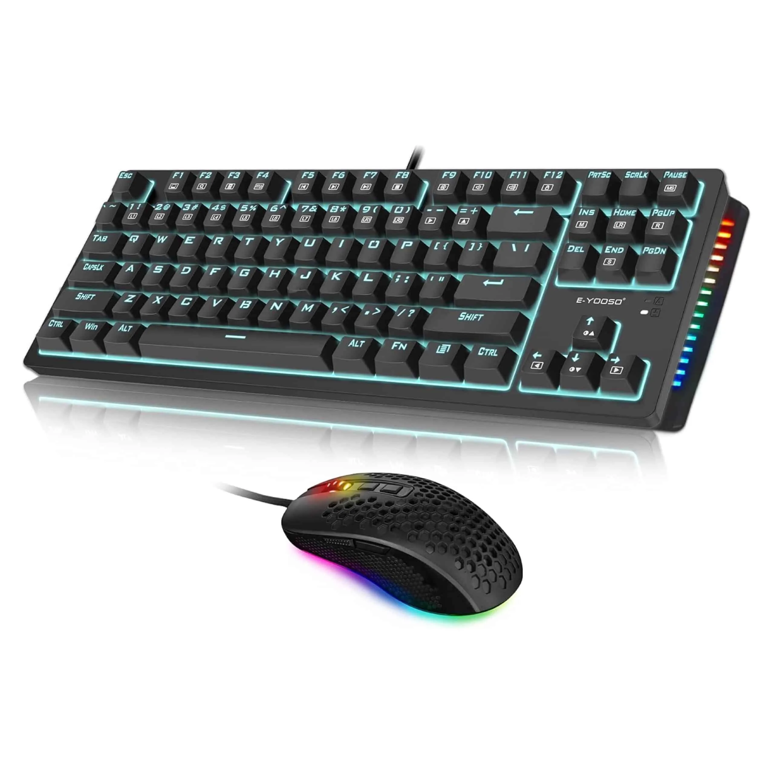 طقم ألعاب E-YOOSO Z-737 - مفاتيح Blue Switch