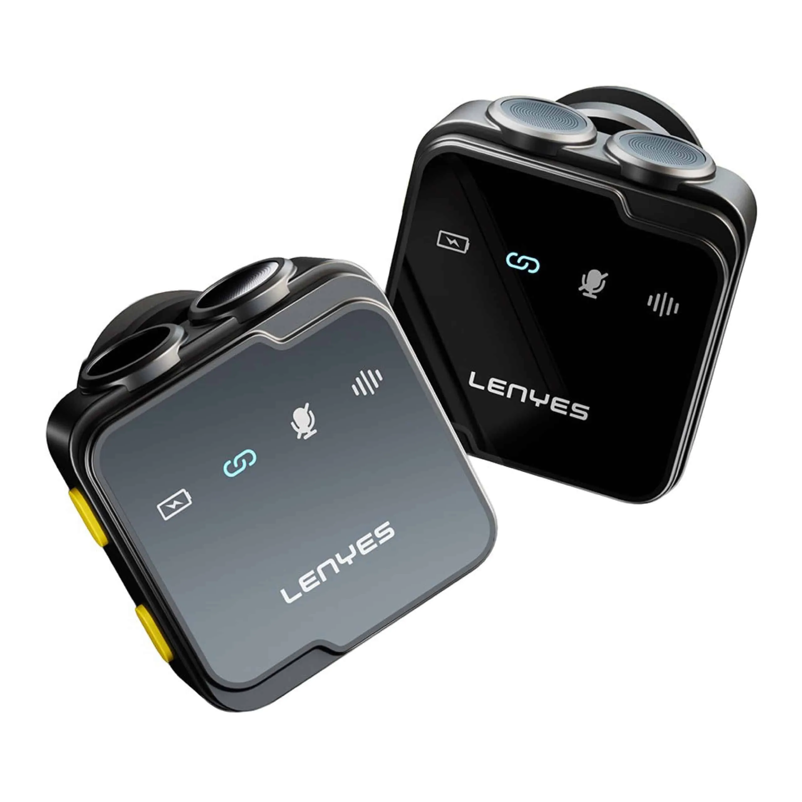 Lenyes LM205 2-in-1 Type-C & Lightning Connector Noise Cancelling Wireless Microphone