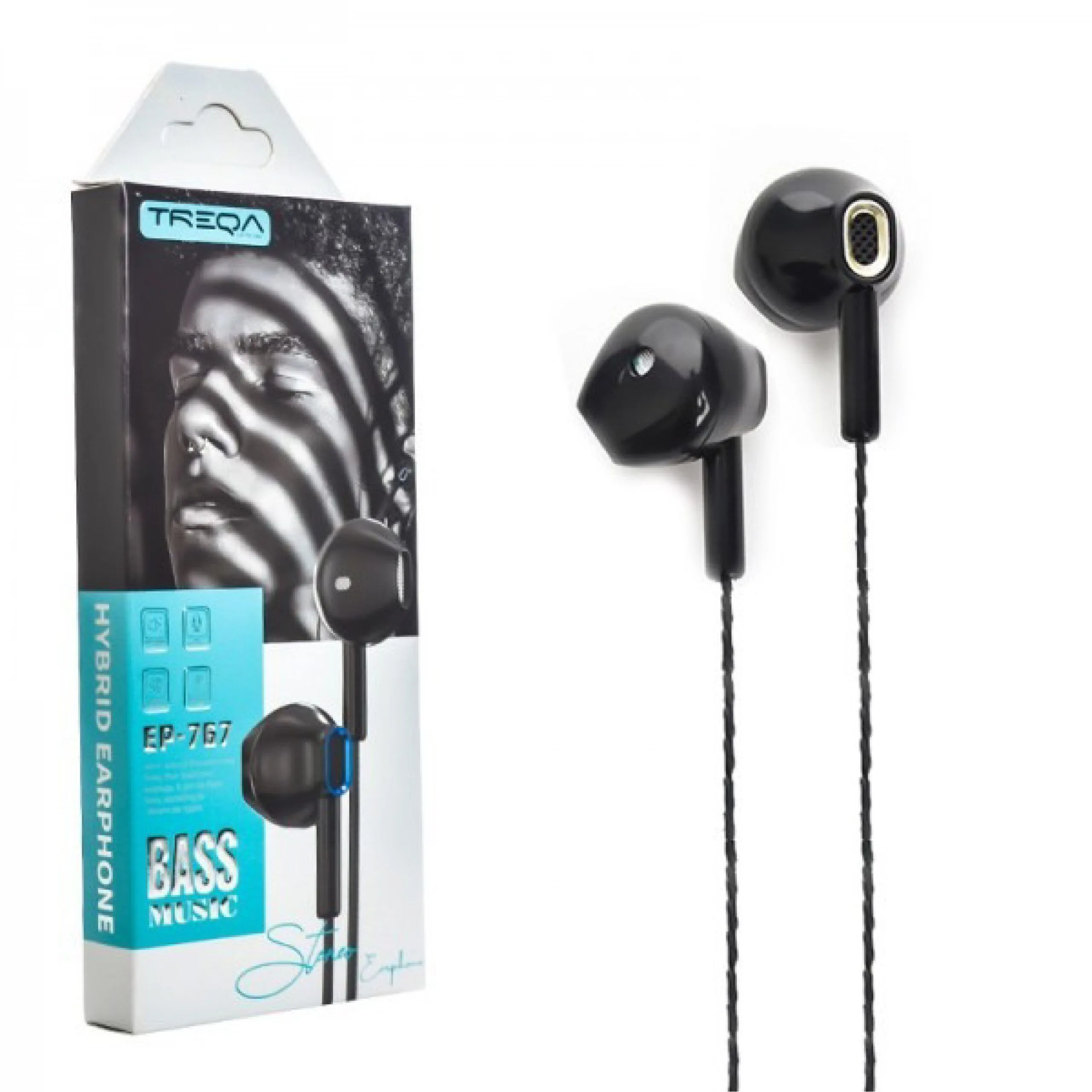 TREQA EP-767 Half in-Ear Wired Earphones