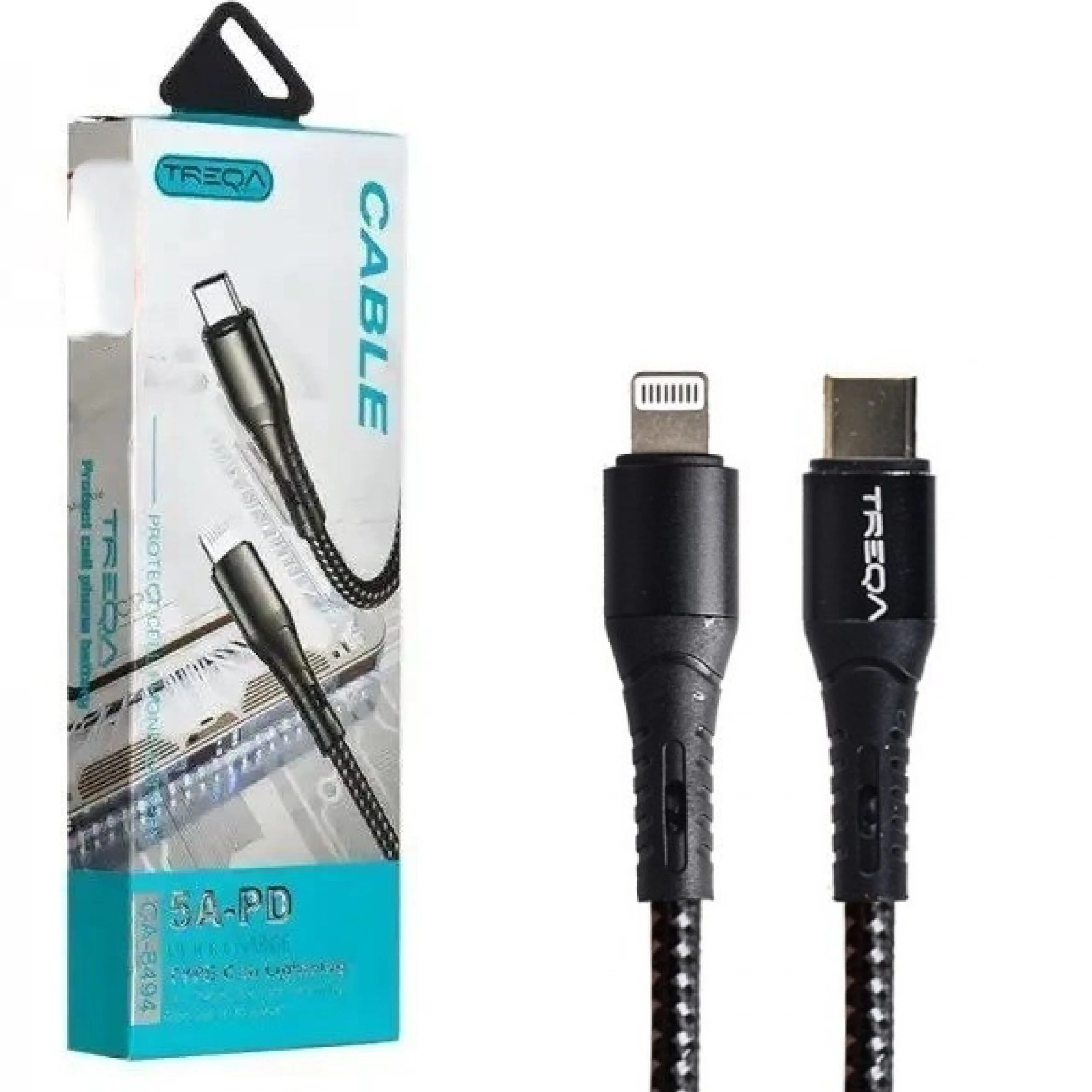 كابل TREQA CA-8494 من Type-C إلى Lightning بتقنية PD - 5 أمبير