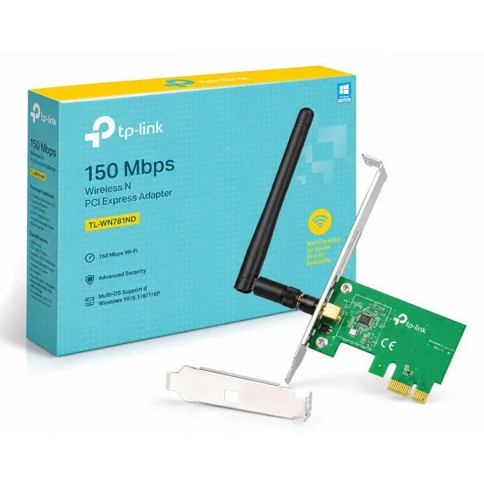 TP-Link 150Mbps Wireless N PCI Express Adapter - TL-WN781ND