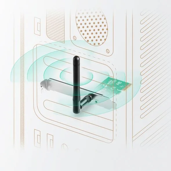 TP-Link 150Mbps Wireless N PCI Express Adapter - TL-WN781ND