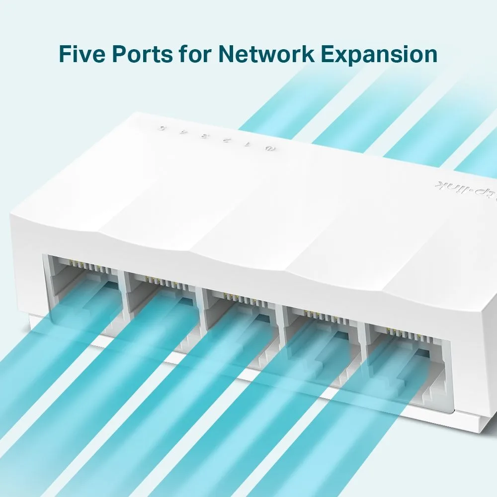 TP-Link 5-Port 10/100Mbps Desktop Switch - LS1005