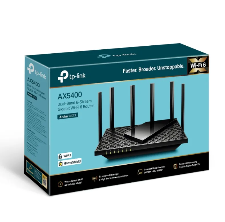 TP-Link AX5400 Dual-Band Gigabit Wi-Fi 6 Router - Archer AX53