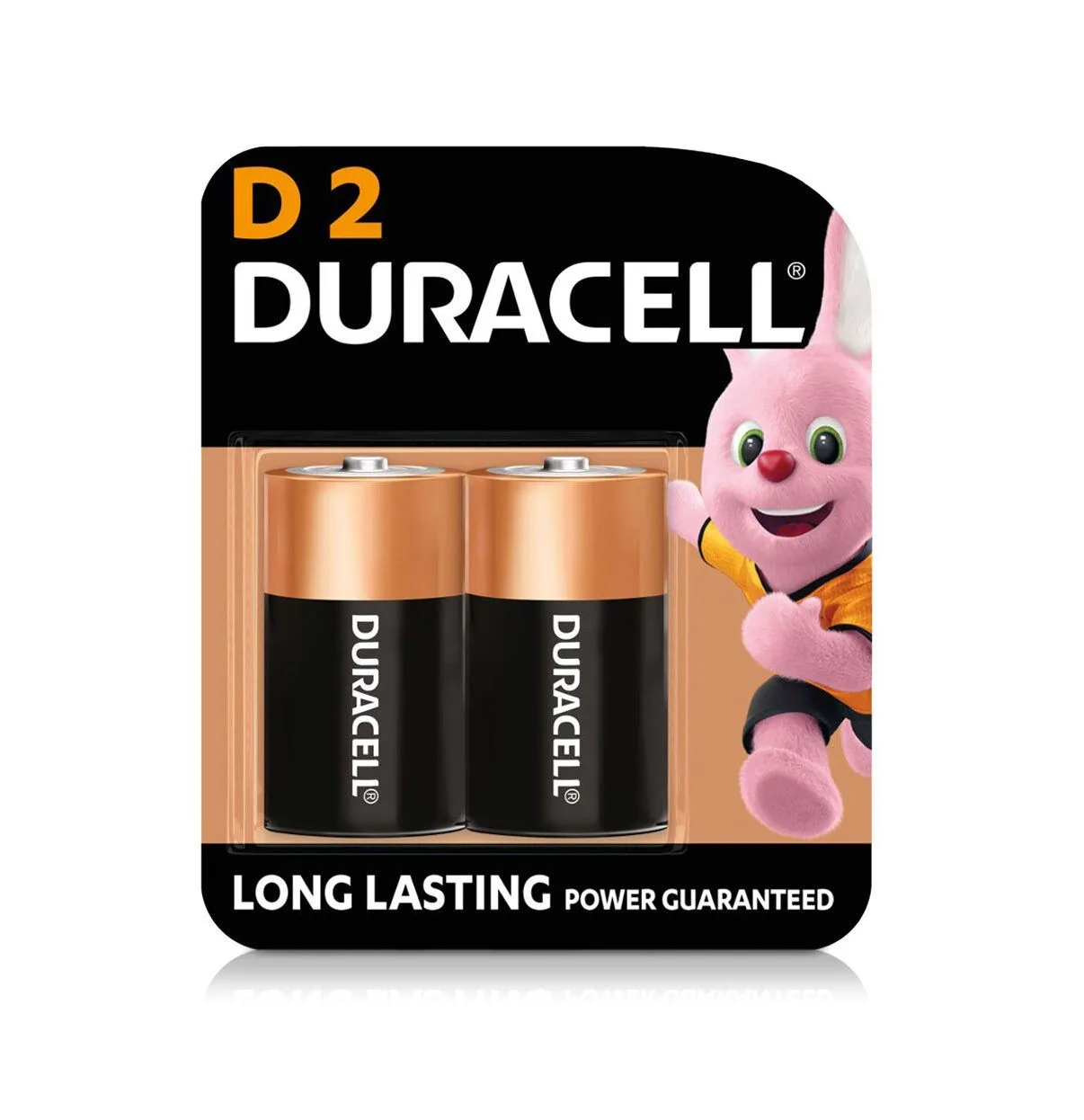 DURACELL D2 ALKALINE LR20 Batteries 1.5V / 2-Packs