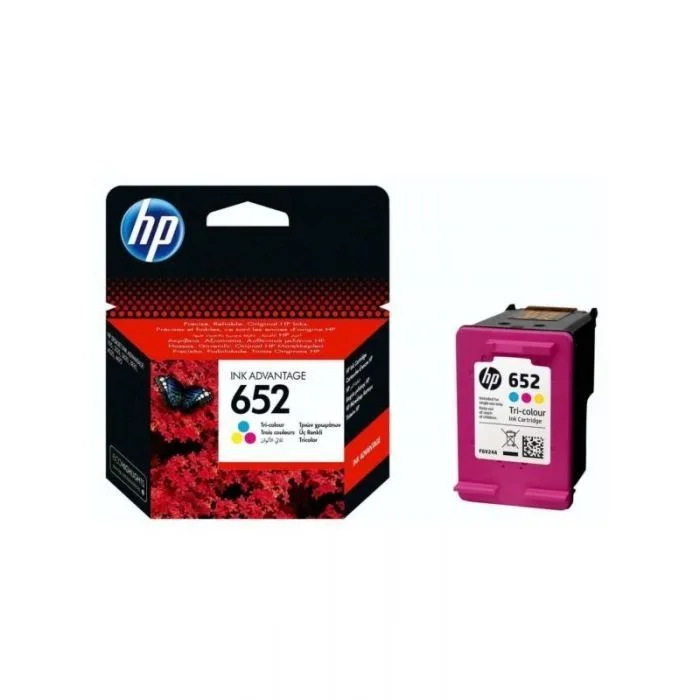 خرطوشة حبر HP 652 أصلية - ملوّن - F6V24AE