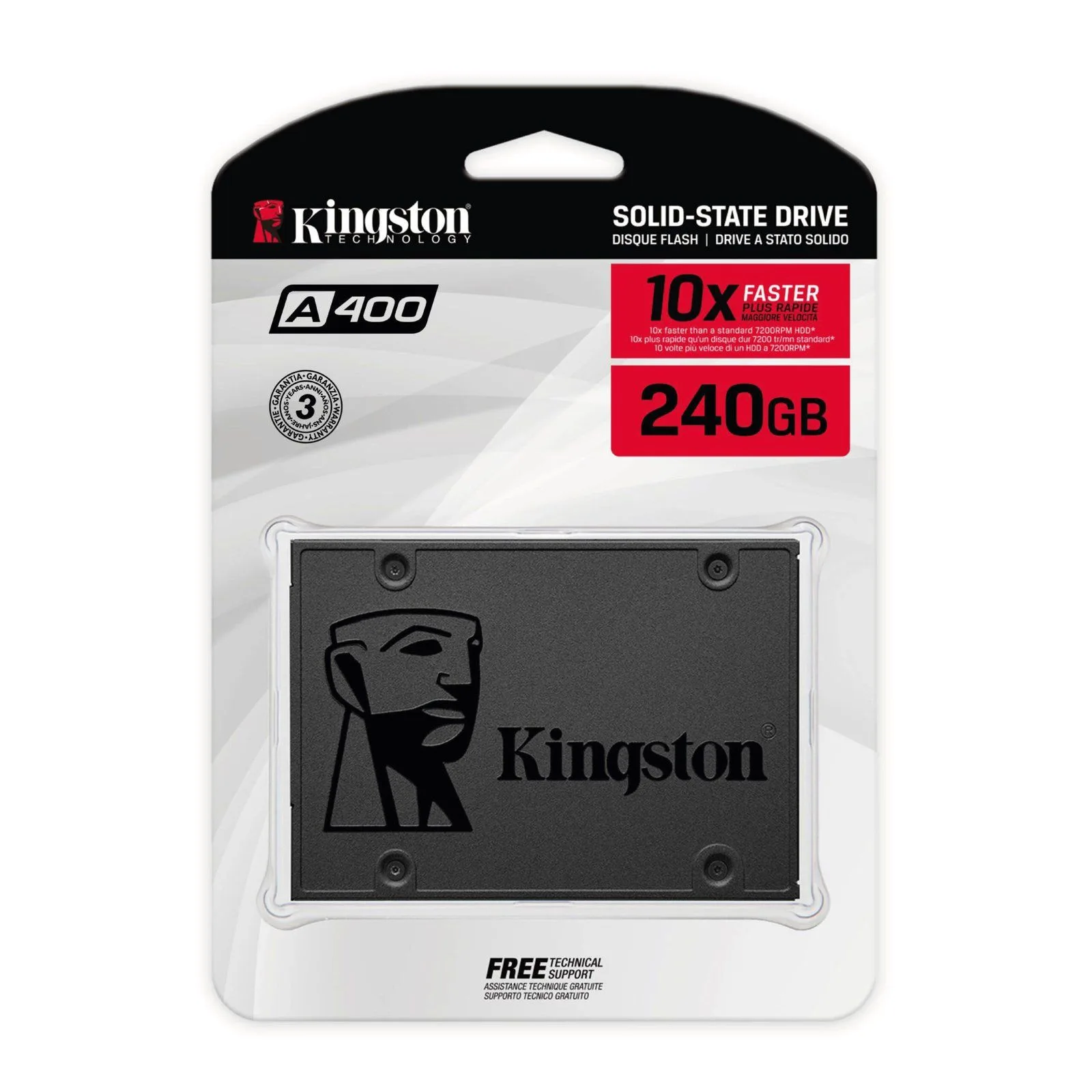 Kingston 240GB A400 SATA 3 2.5″ Internal SSD