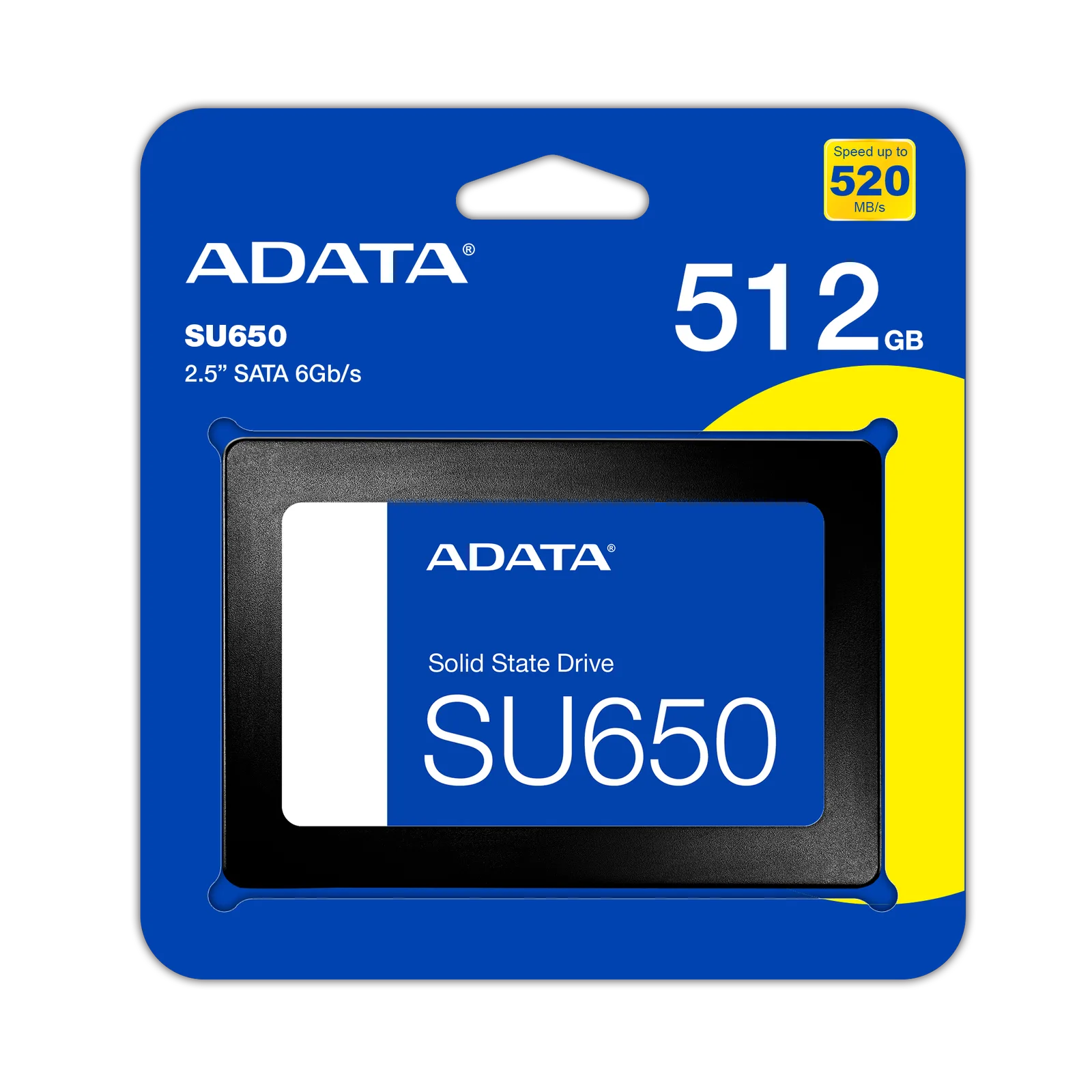 ADATA 512GB SU650 SATA 2.5″ Ultimate Solid State Drive - Internal SSD