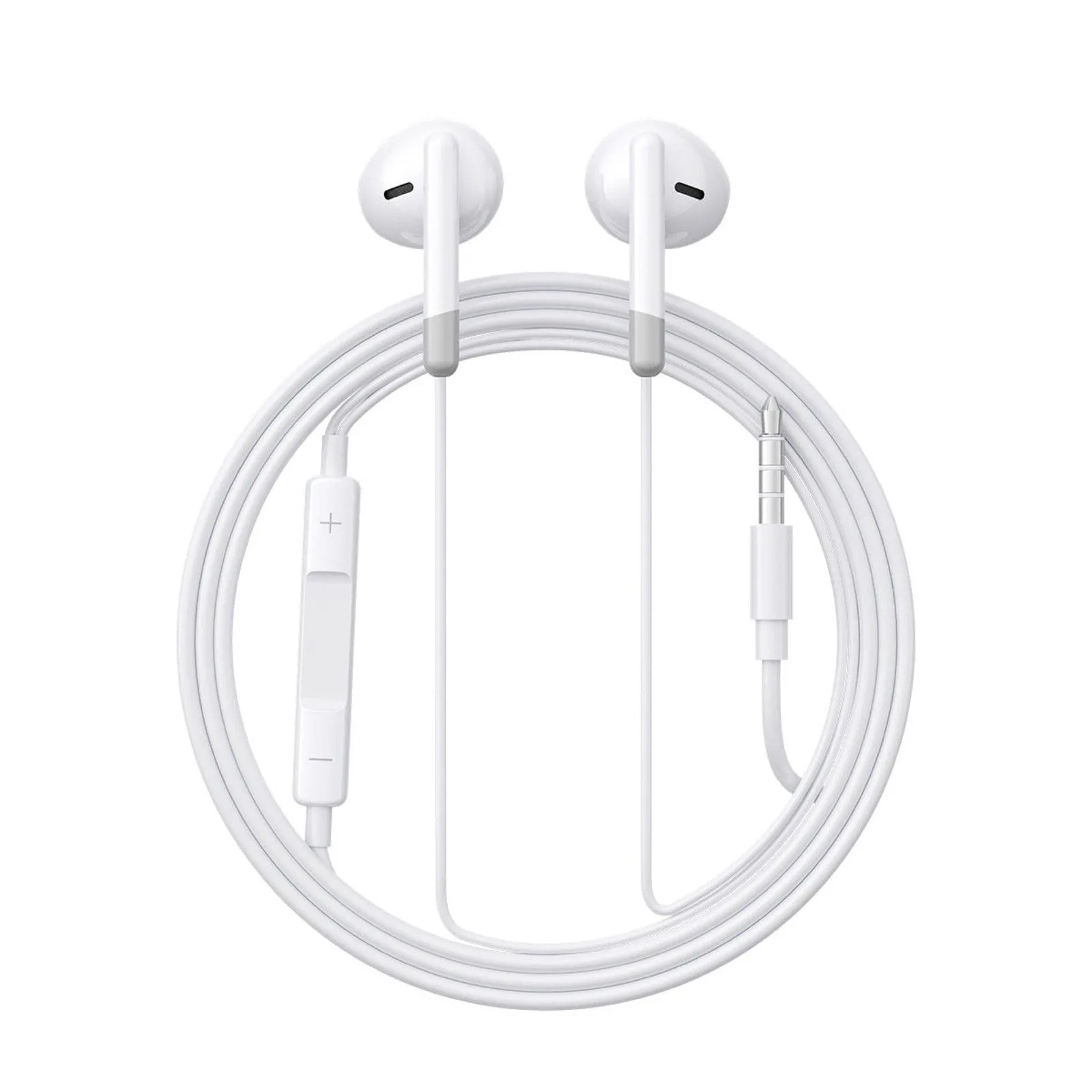 Joyroom Half in-Ear Wired Earphones - White
