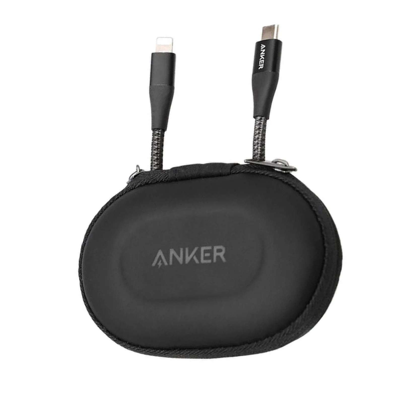 Anker PowerLine+ II USB C to Lightning Cable Braided Nylon Fast Charging 3ft/0.9m Cable