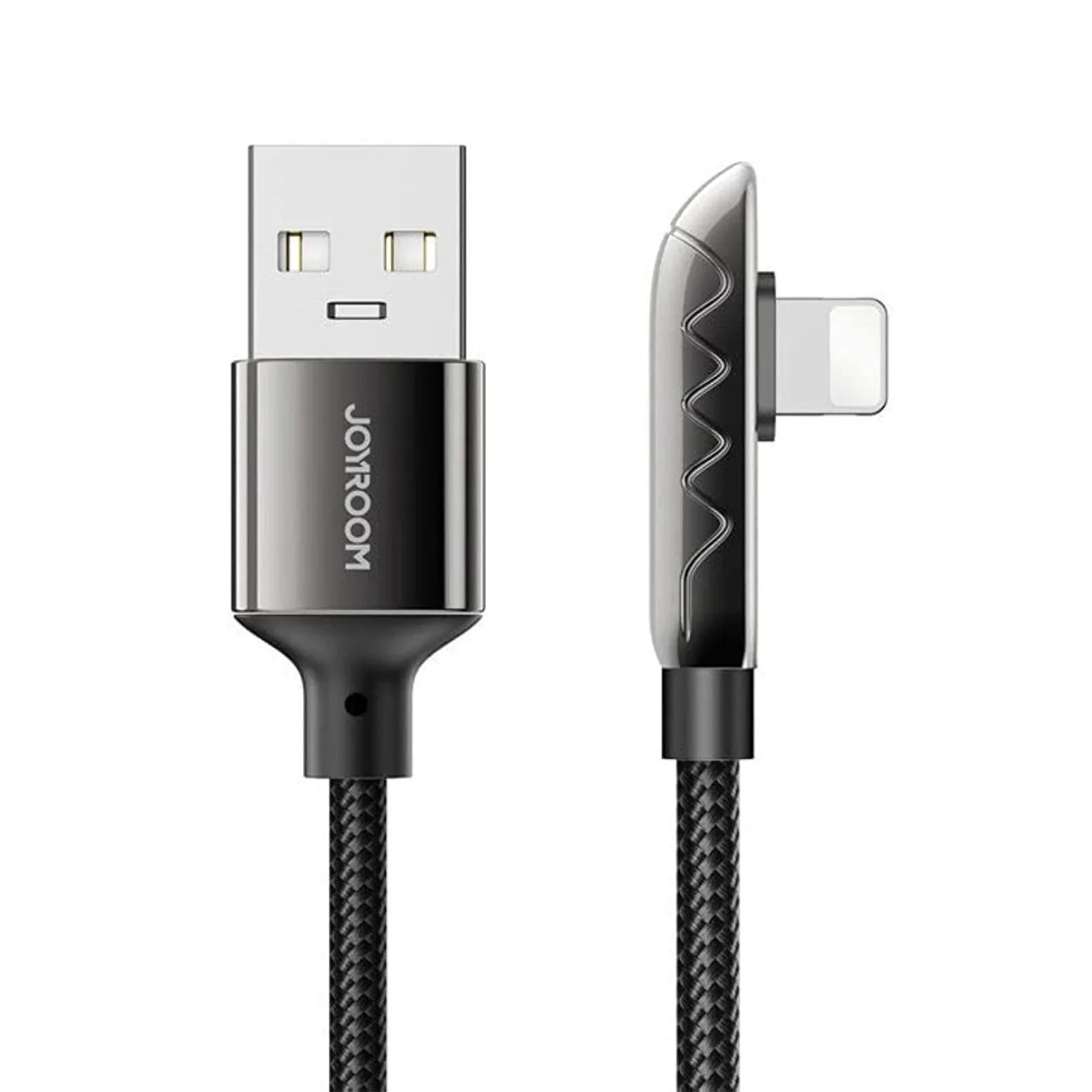 Joyroom Braided Nylon 90-degree Gaming data cable - 2.4A